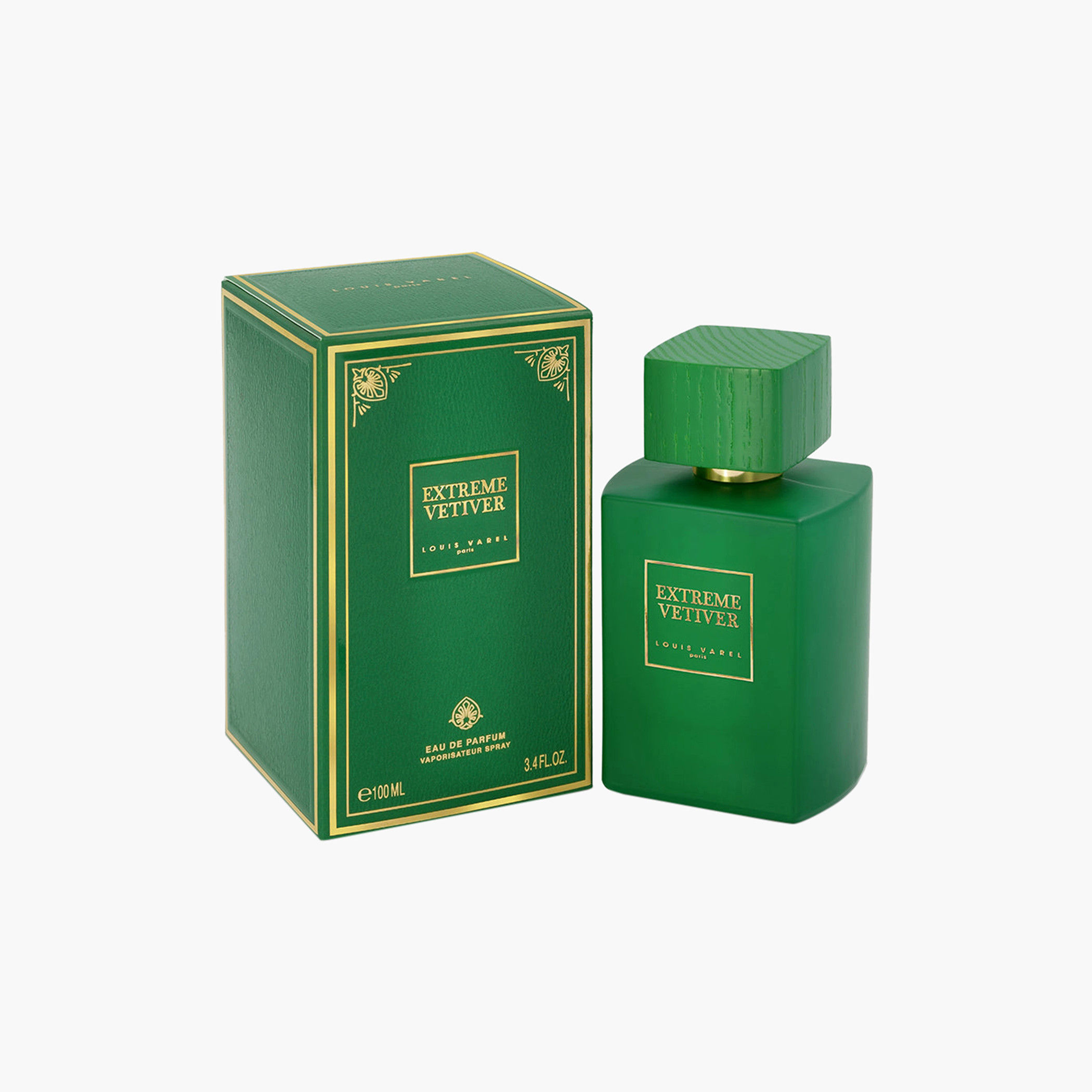 Louis Varel Extreme Vetiver Eau de Parfum Spray for Men - 100 ml-beautyandpersonalcare-fragrance-unisex-image-1