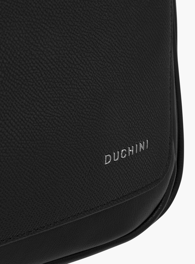 Duchini Solid Backpack with Zip Closure and Adjustable Shoulder Straps-men-bags-image-4