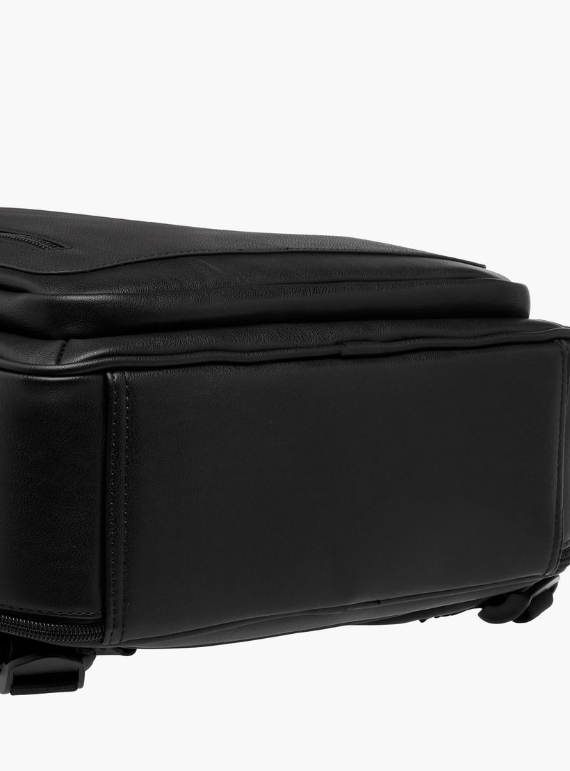 Duchini Solid Backpack with Zip Closure and Adjustable Shoulder Straps-men-bags-image-7