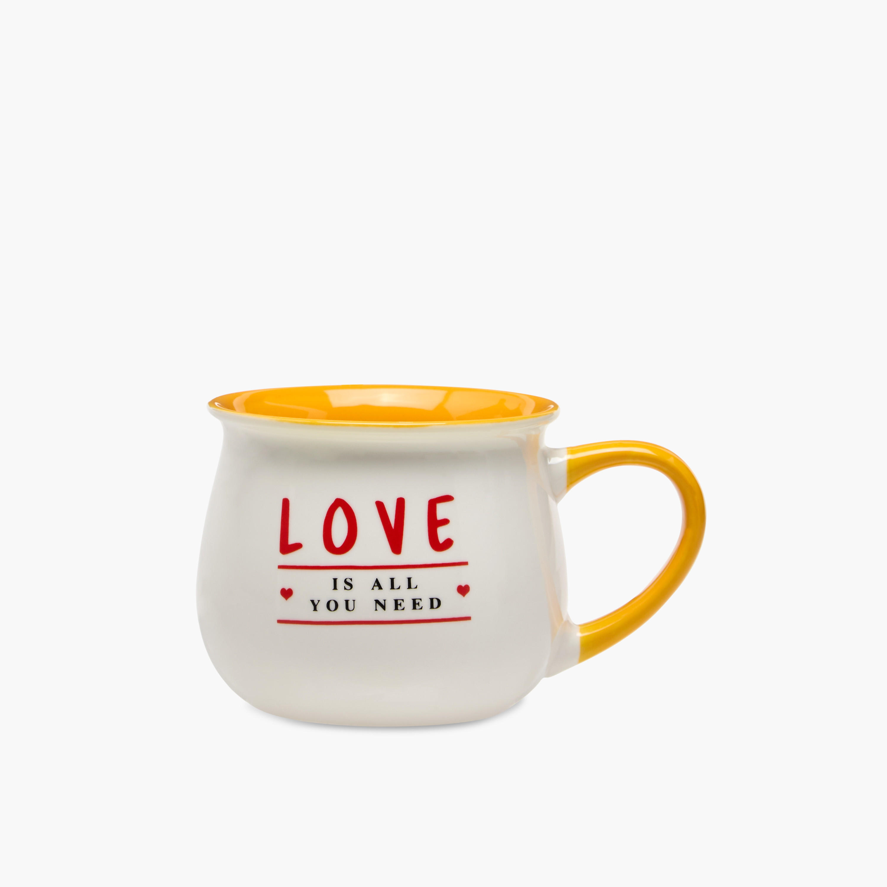 Typographic Detail Ceramic Mug - 400 ml-household-dining-teaandcoffee-mugsandcups-image-1