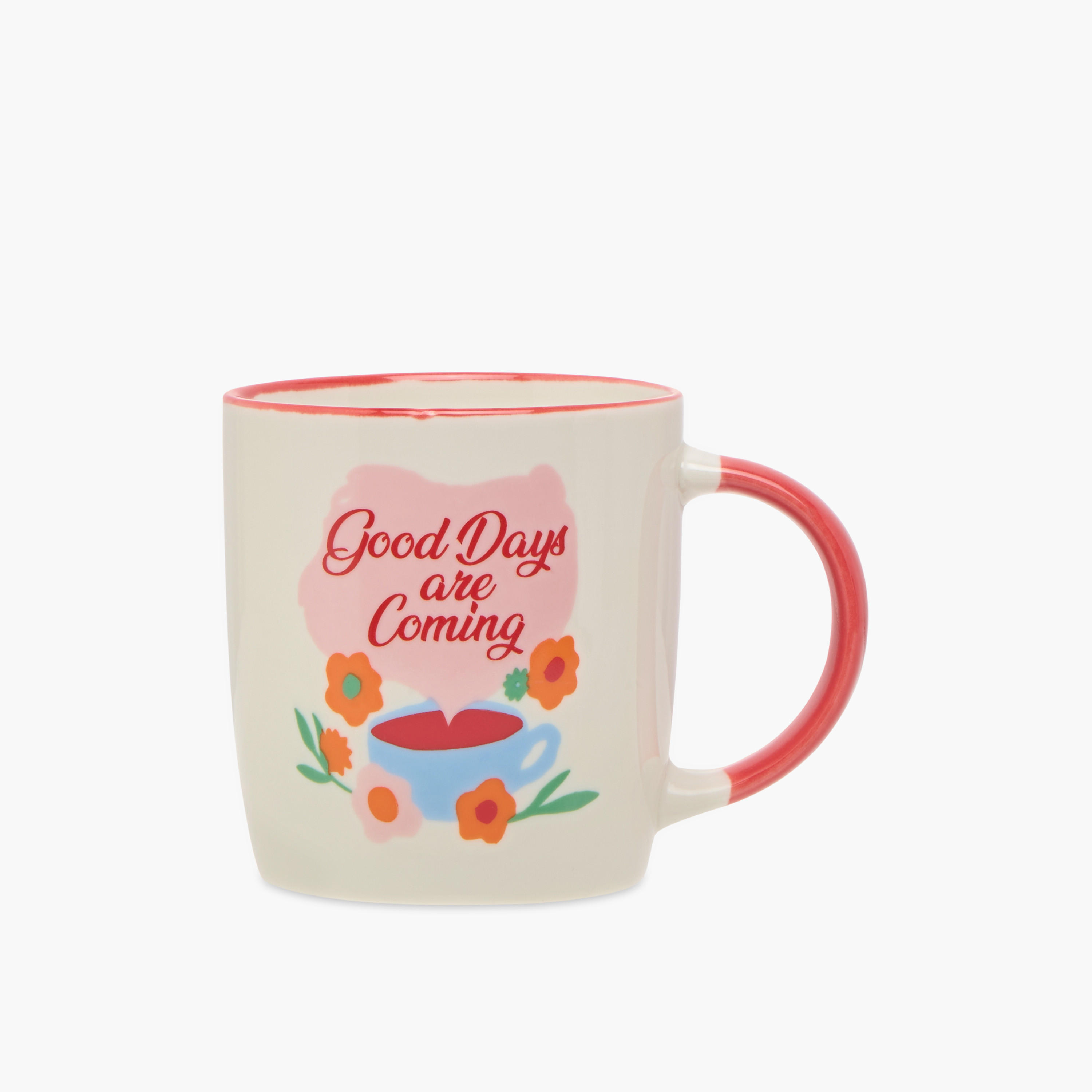 Slogan Print Ceramic Mug - 320 ml-household-dining-teaandcoffee-mugsandcups-image-1