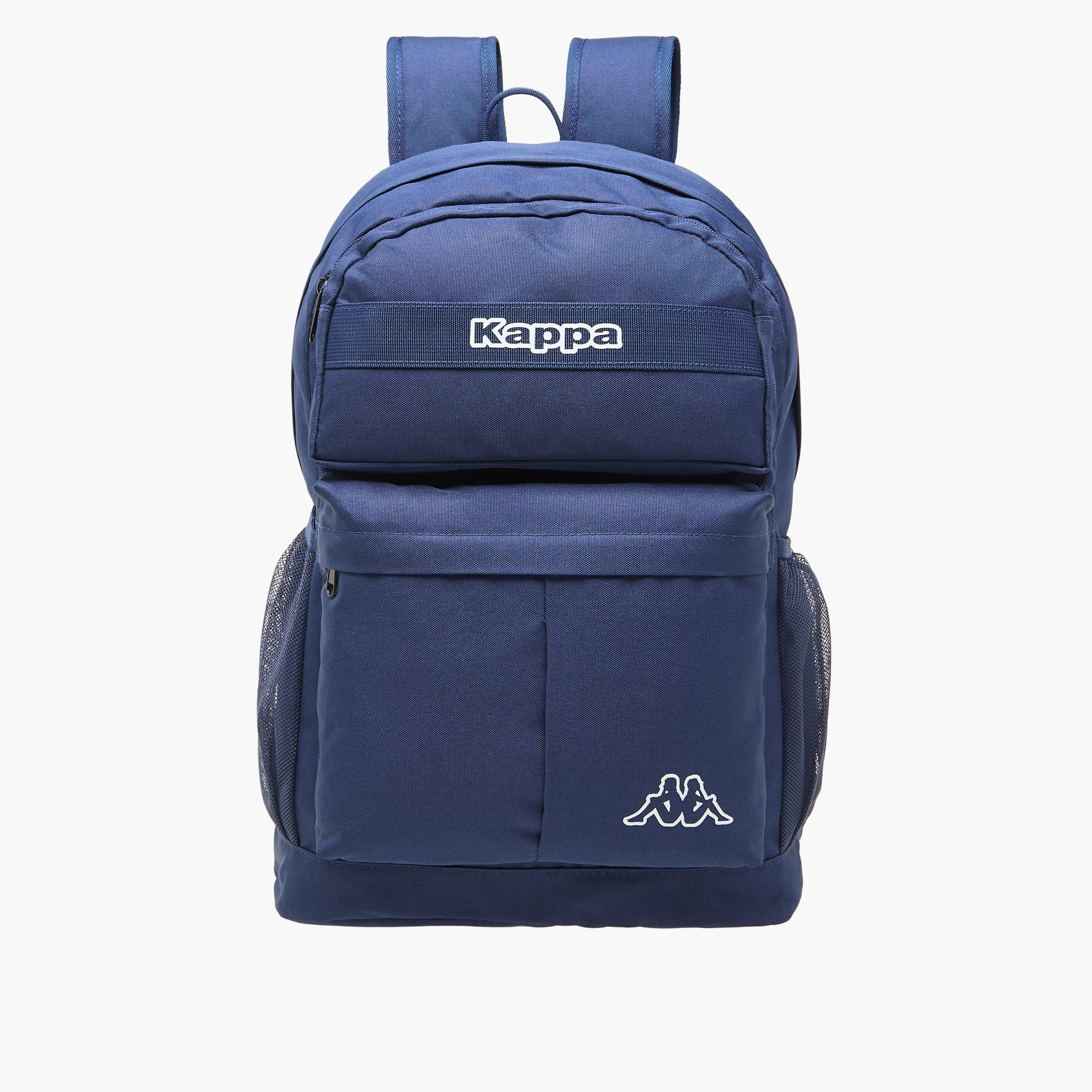 Kappa Solid Backpack with Adjustable Straps and Zip Closure-men-bags-image-1