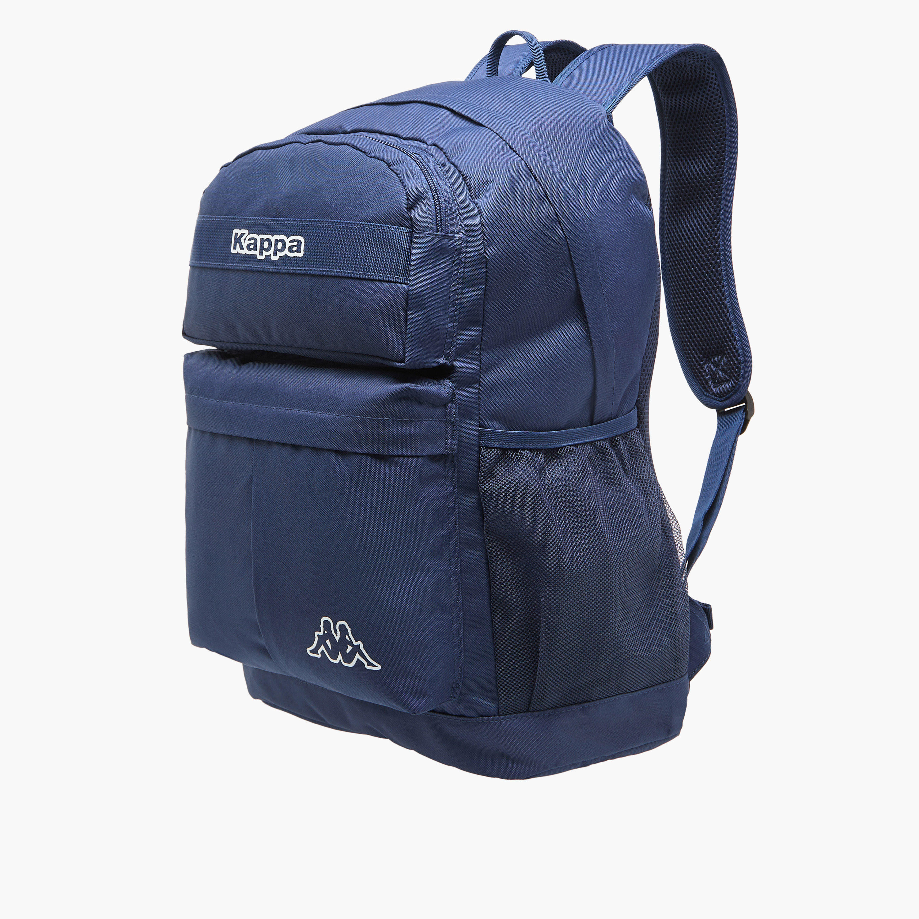 Kappa Solid Backpack with Adjustable Straps and Zip Closure-men-bags-image-2