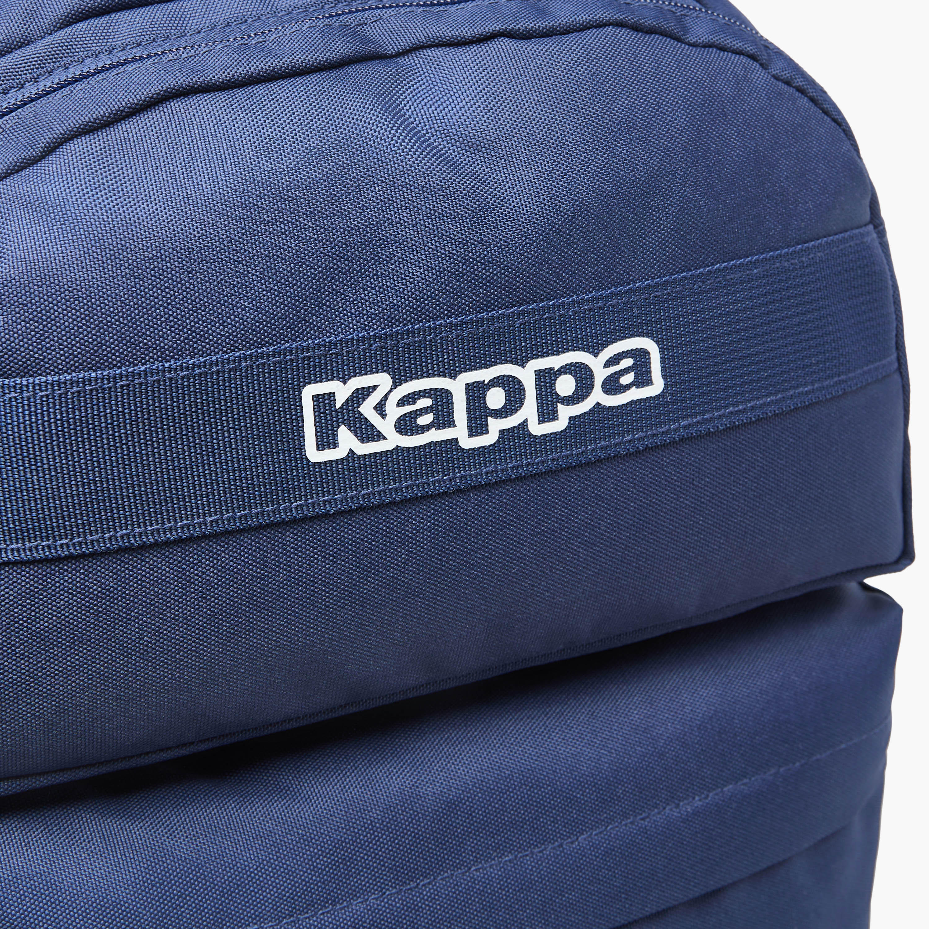 Kappa Solid Backpack with Adjustable Straps and Zip Closure-men-bags-image-5
