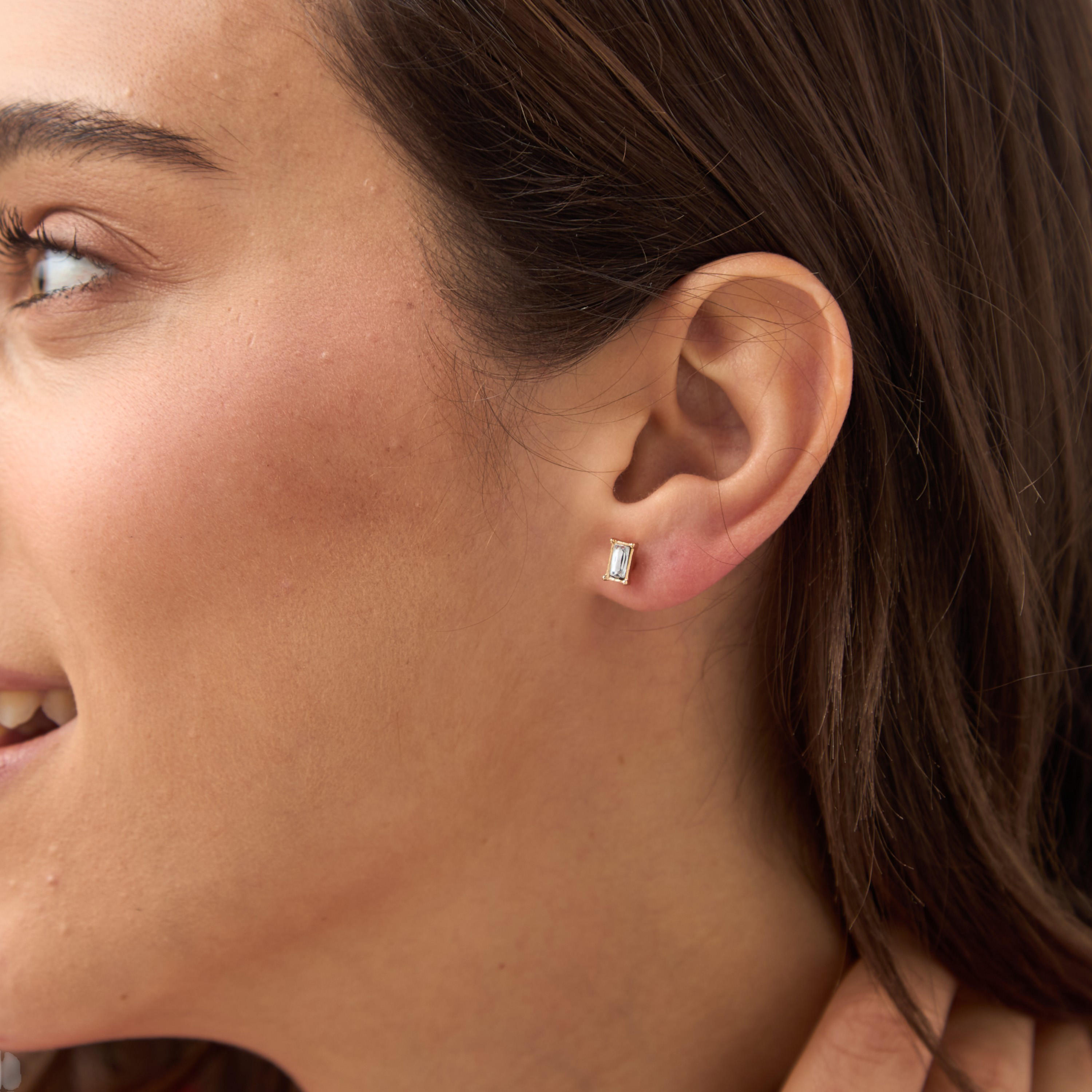 Assorted Mettalic Stud Earrings with Pushback Closure - Set of 9-women-watchesandjewellery-jewellery-earrings-image-2