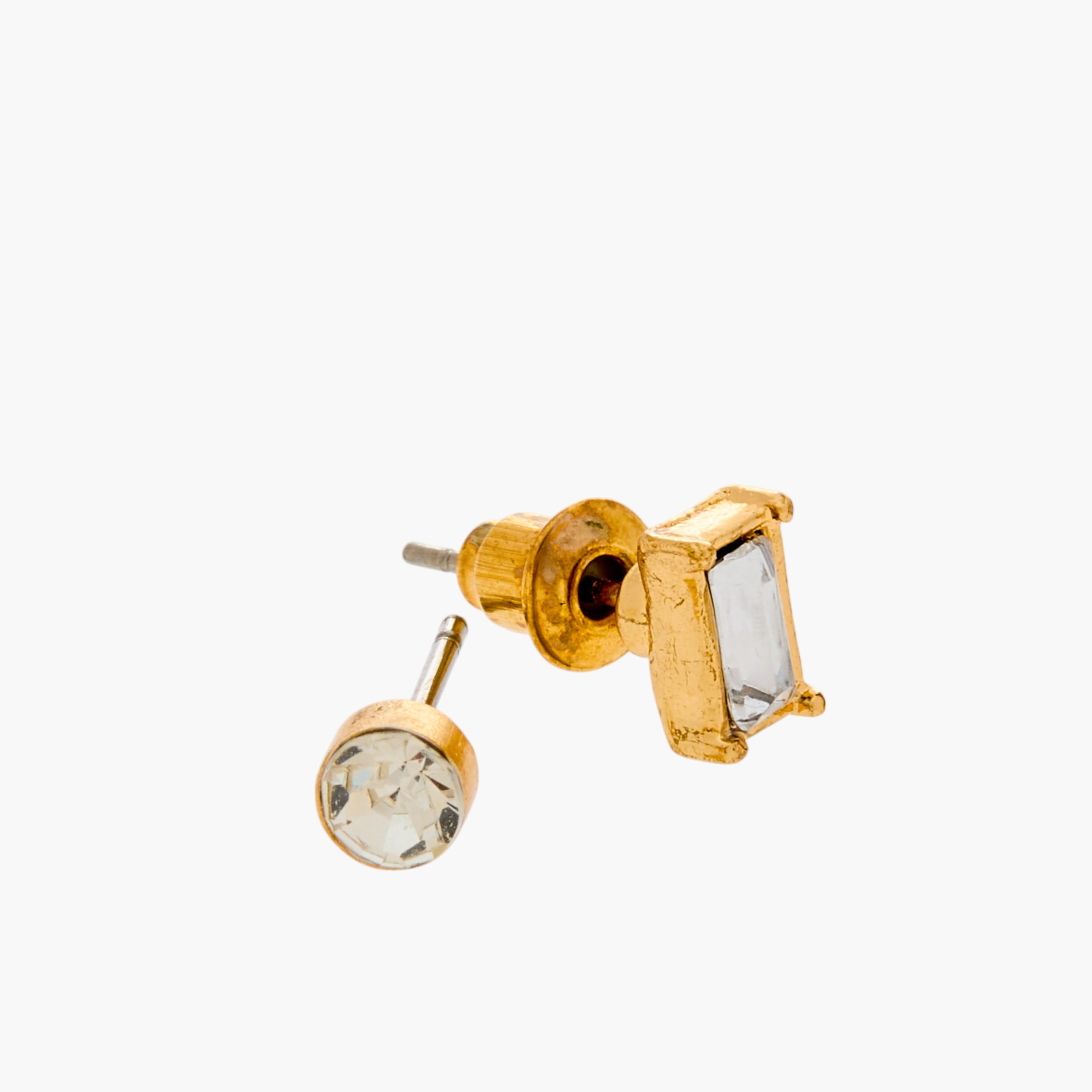 Assorted Mettalic Stud Earrings with Pushback Closure - Set of 9-women-watchesandjewellery-jewellery-earrings-image-5