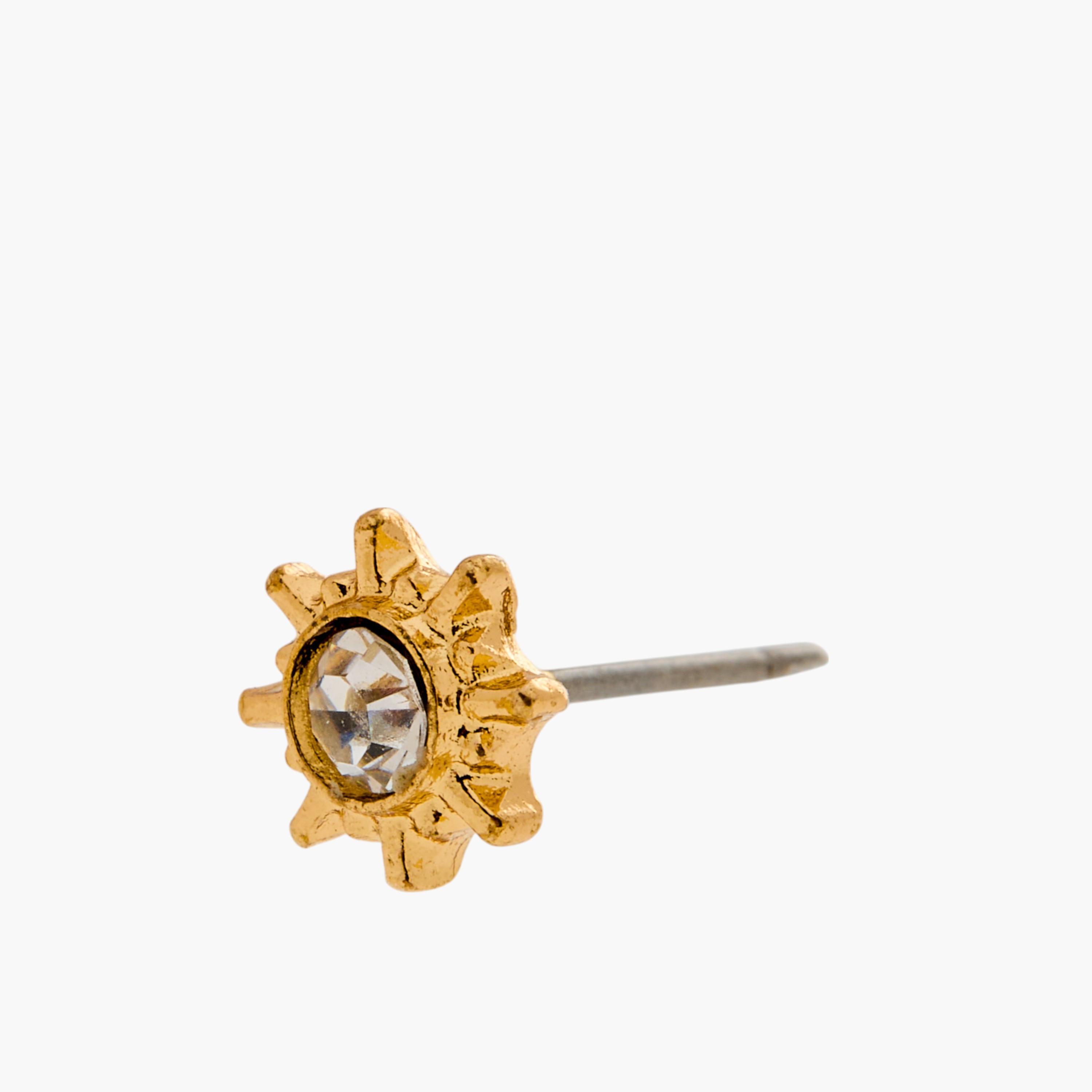 Assorted Mettalic Stud Earrings with Pushback Closure - Set of 9-women-watchesandjewellery-jewellery-earrings-image-6