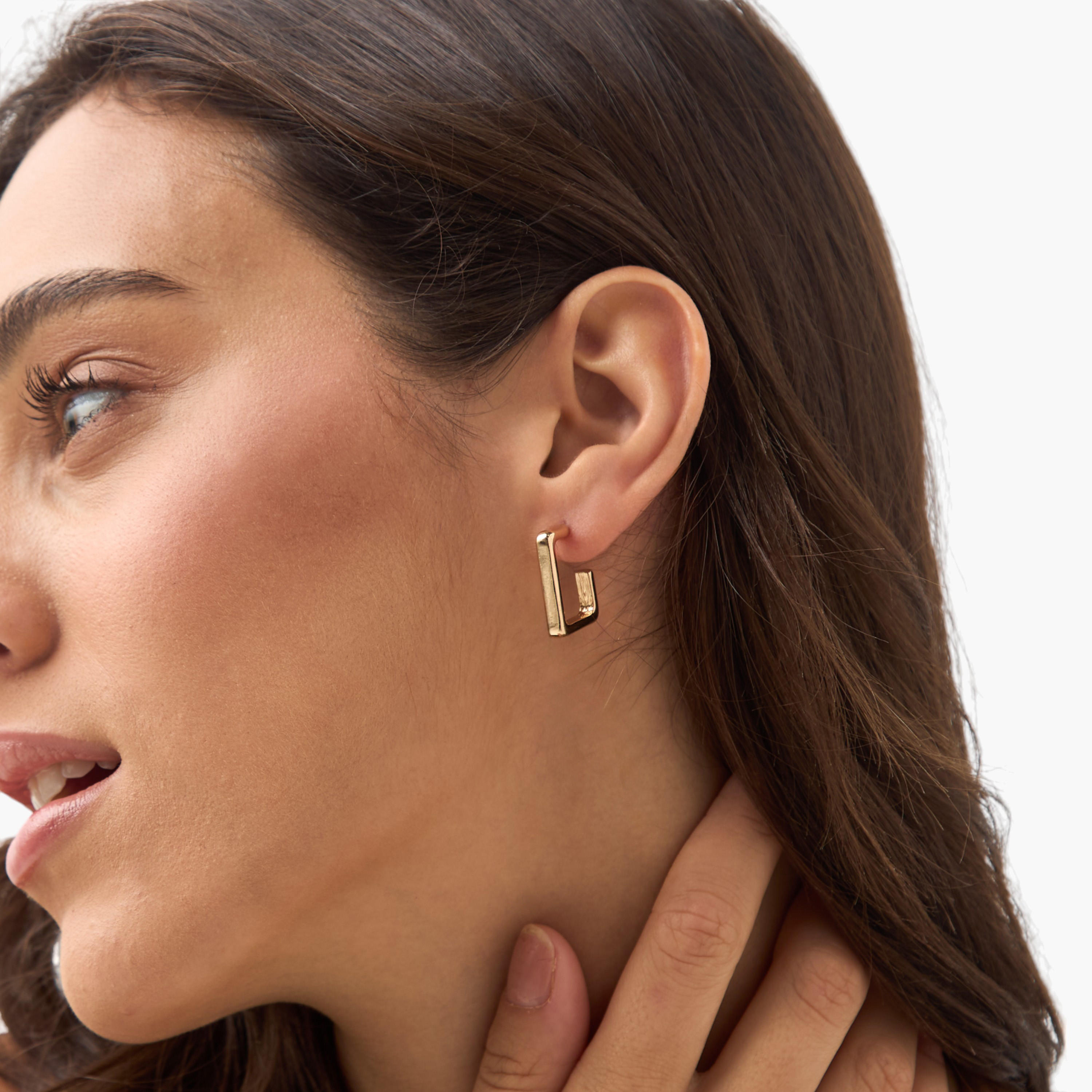 Assorted Metallic Hoop Earrings with Pushback Closure - Set of 3-women-watchesandjewellery-jewellery-earrings-image-2