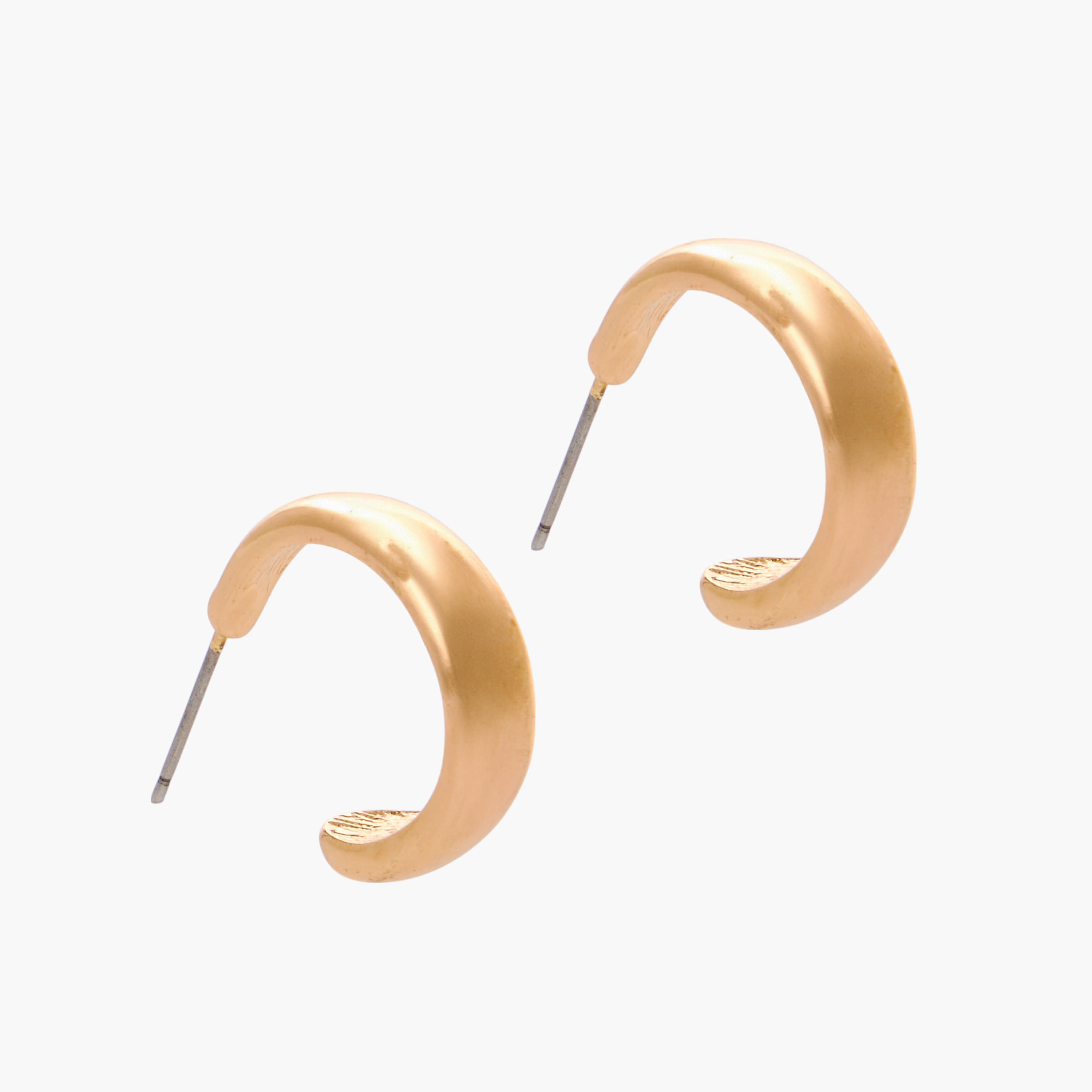 Assorted Metallic Hoop Earrings with Pushback Closure - Set of 3-women-watchesandjewellery-jewellery-earrings-image-3