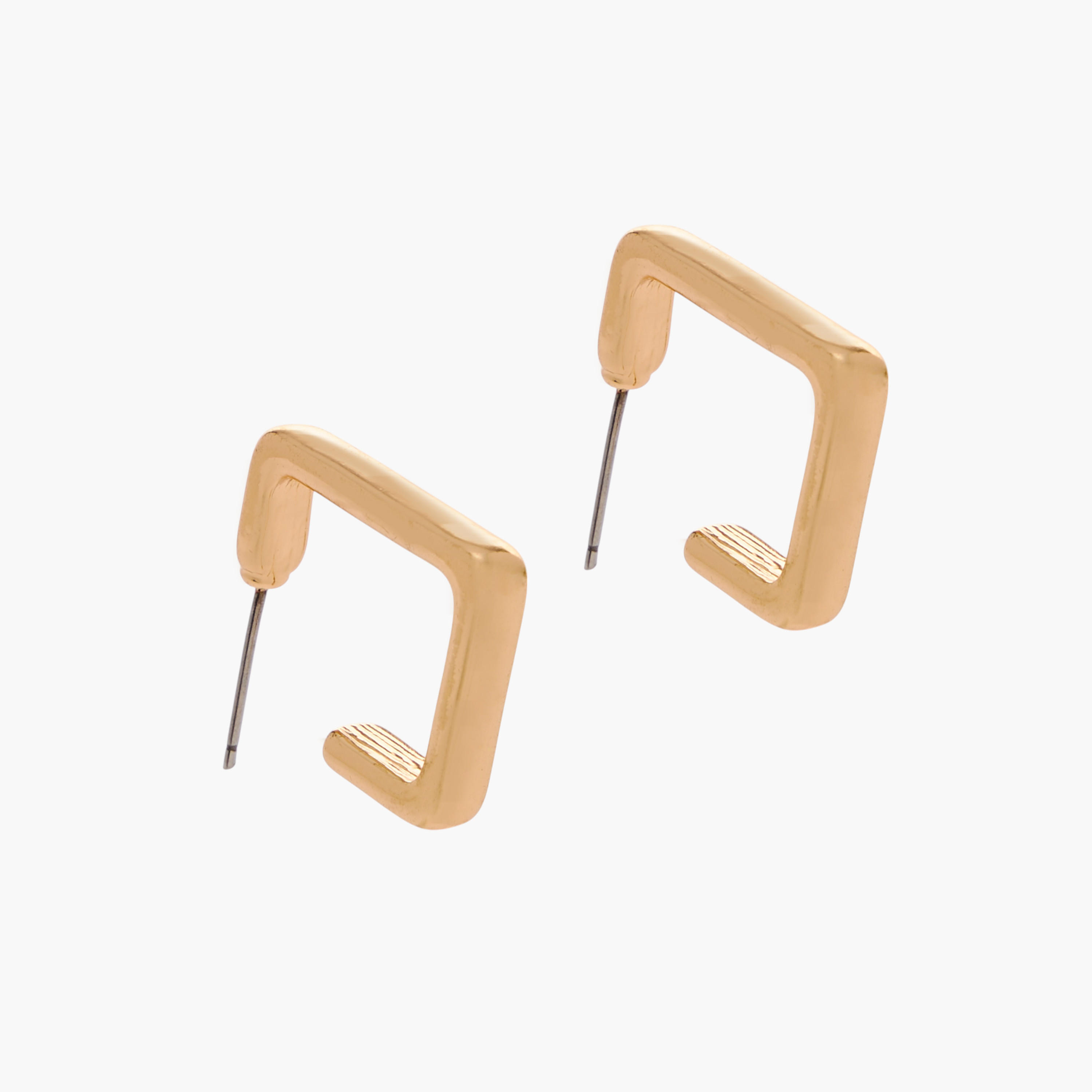 Assorted Metallic Hoop Earrings with Pushback Closure - Set of 3-women-watchesandjewellery-jewellery-earrings-image-5