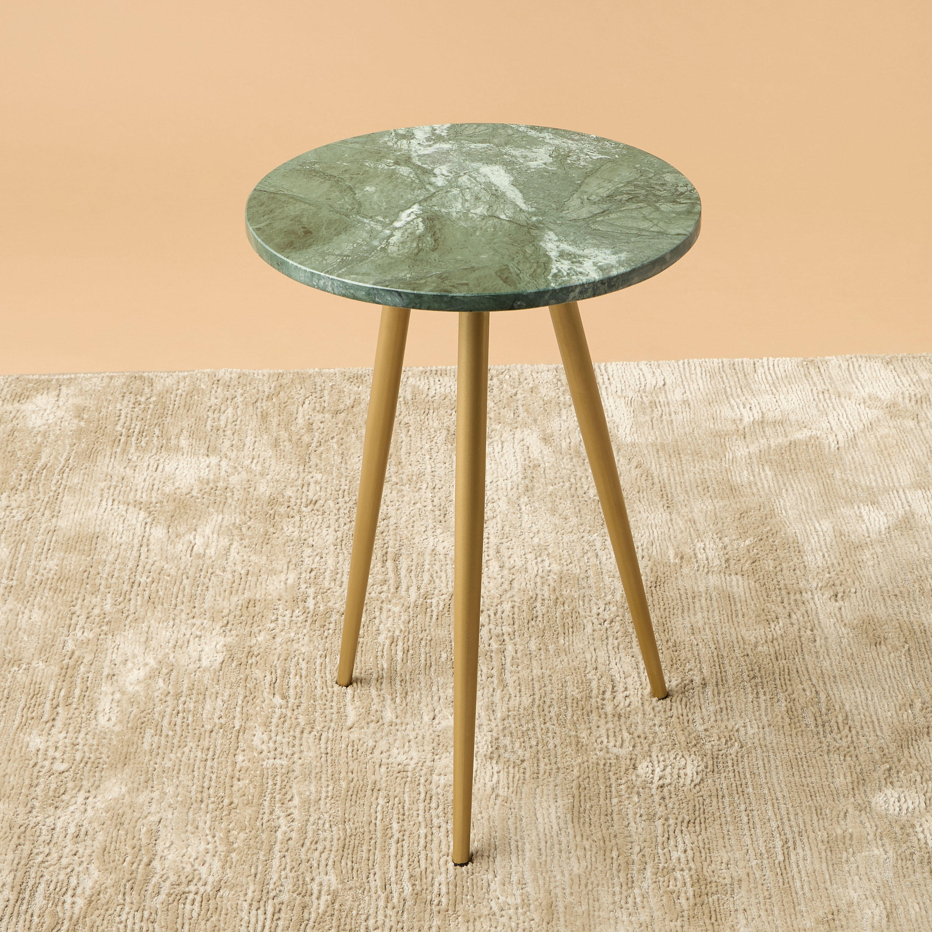 Marble Top Side Table - 38x56 cms-furniture-livingroom-sideandendtables-image-1