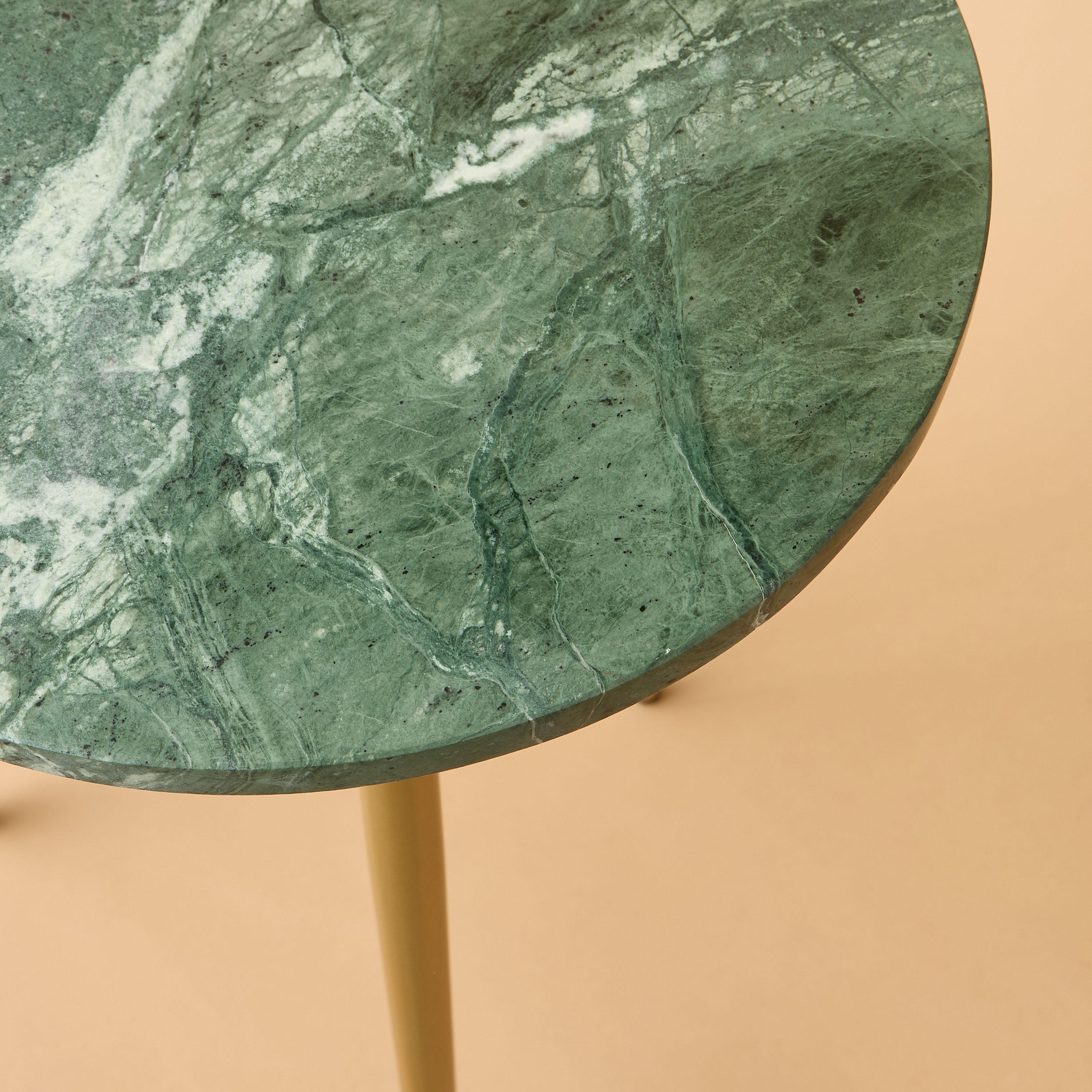 Marble Top Side Table - 38x56 cms-furniture-livingroom-sideandendtables-image-2