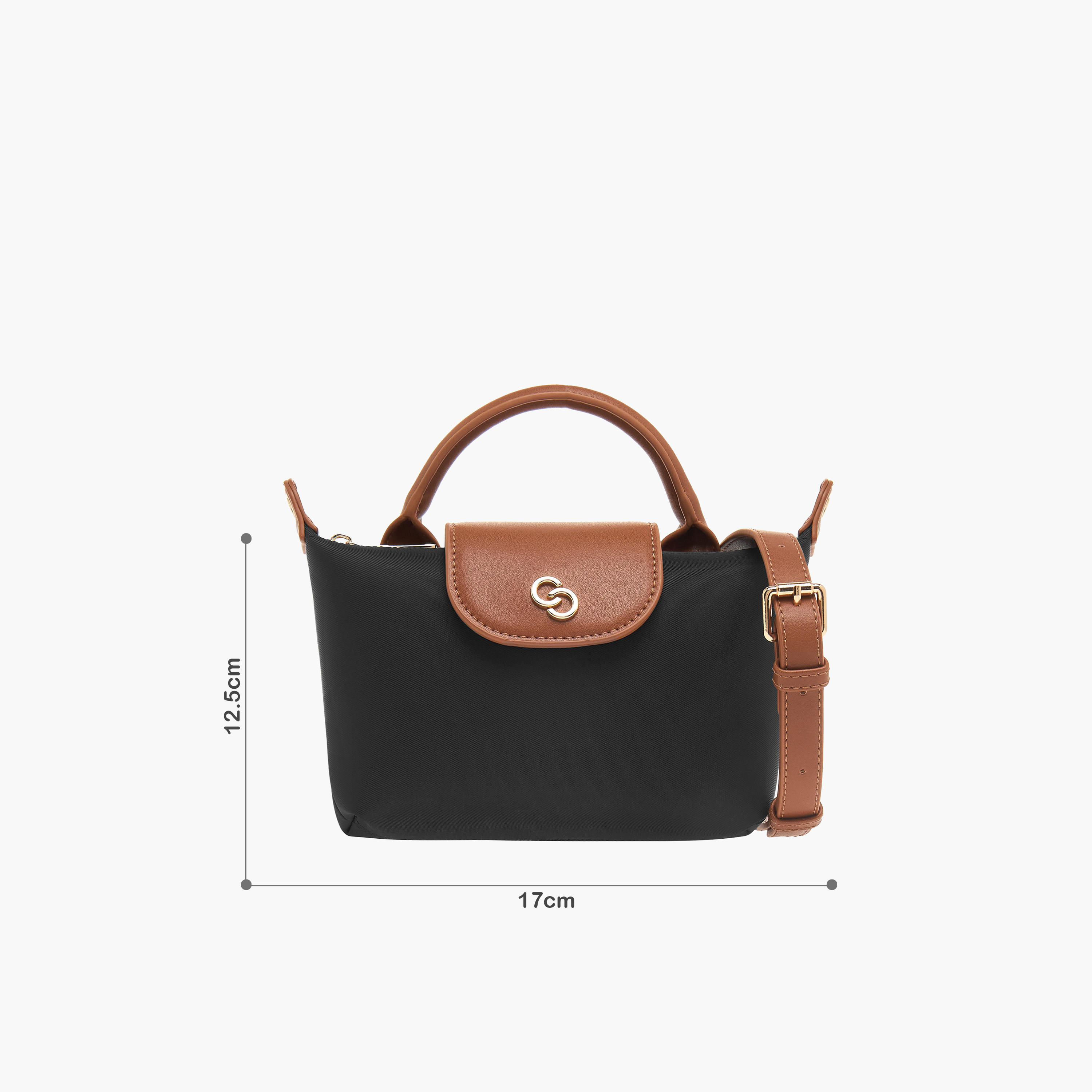 شنطة كروس بودي بقوالب ملونة وحزام قابل للفصل وطية إغلاق من سيليست-women-bagsandwallets-handbags-image-8