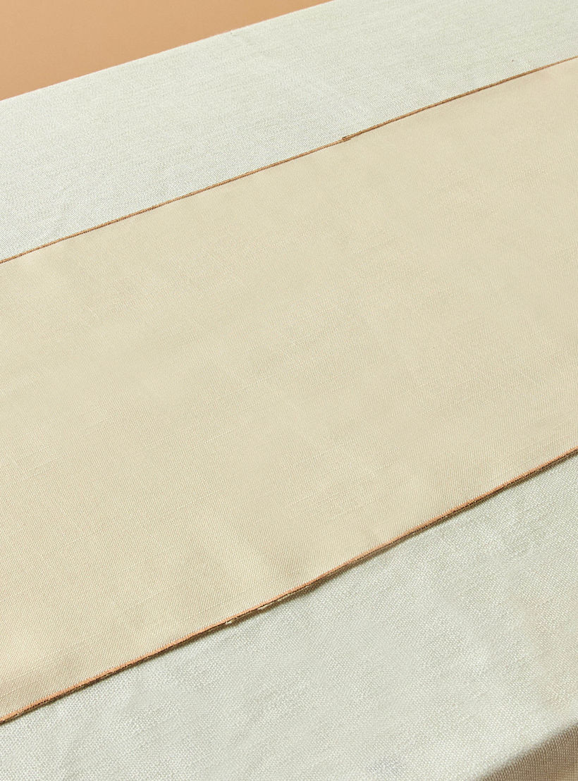 Palm Embroidered Runner - 180x35 cms-household-dining-tablelinen-runnersandtablecovers-image-3