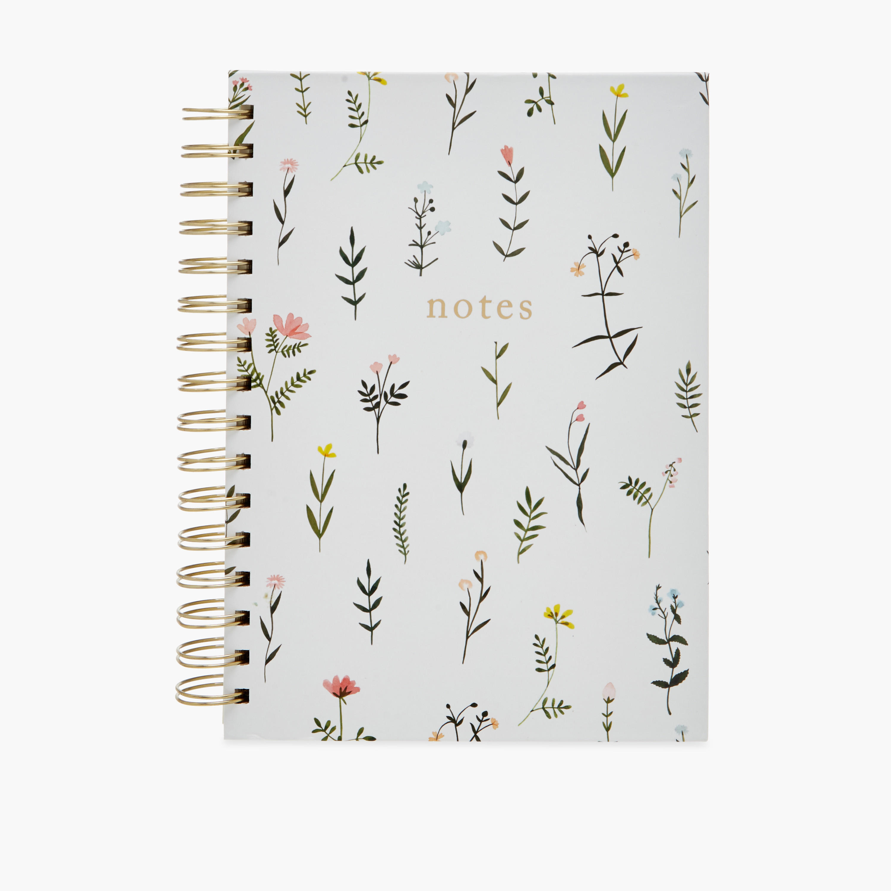 Floral Print Spiral Ruled Notebook-school-stationery-notebooks-image-1