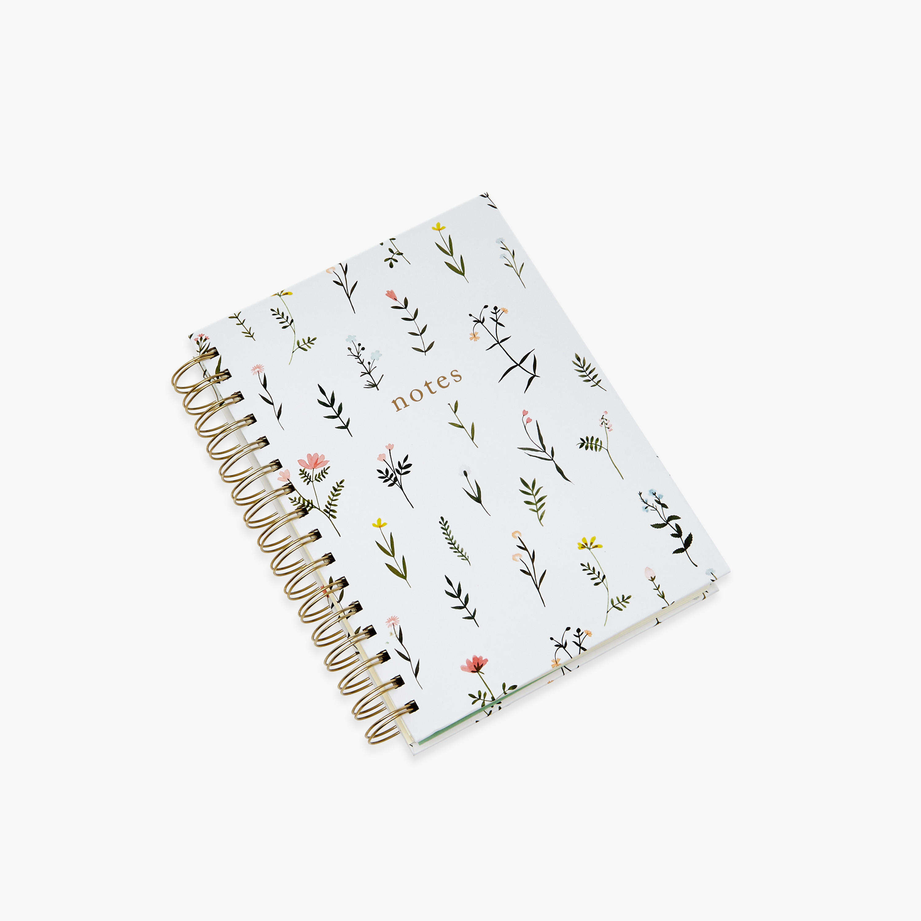 Floral Print Spiral Ruled Notebook-school-stationery-notebooks-image-2