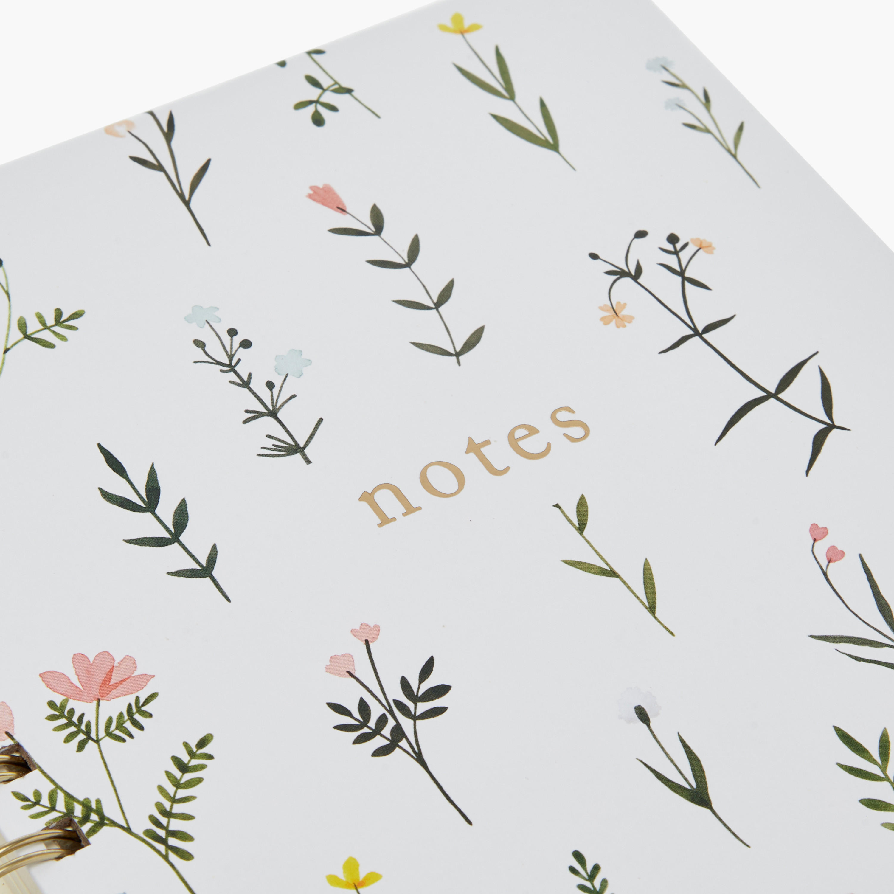 Floral Print Spiral Ruled Notebook-school-stationery-notebooks-image-4