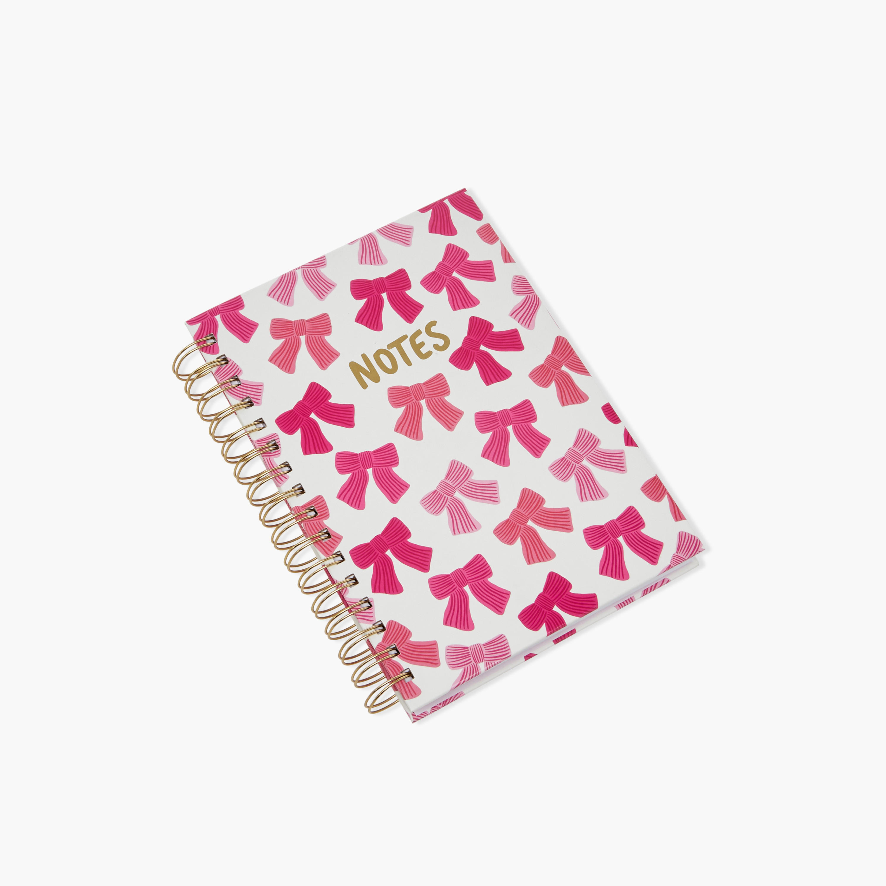 Bow Print Ruled Spiral Journal-school-stationery-notebooks-image-2