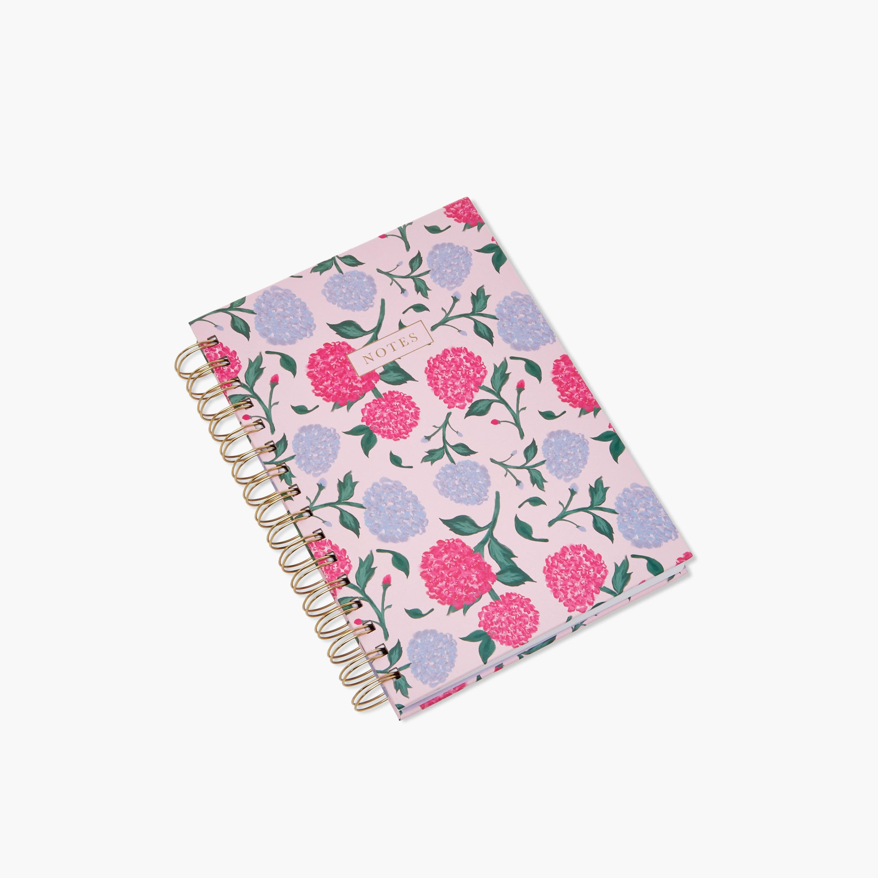 Hydrangea Print Ruled Spiral Journal-school-stationery-notebooks-image-2