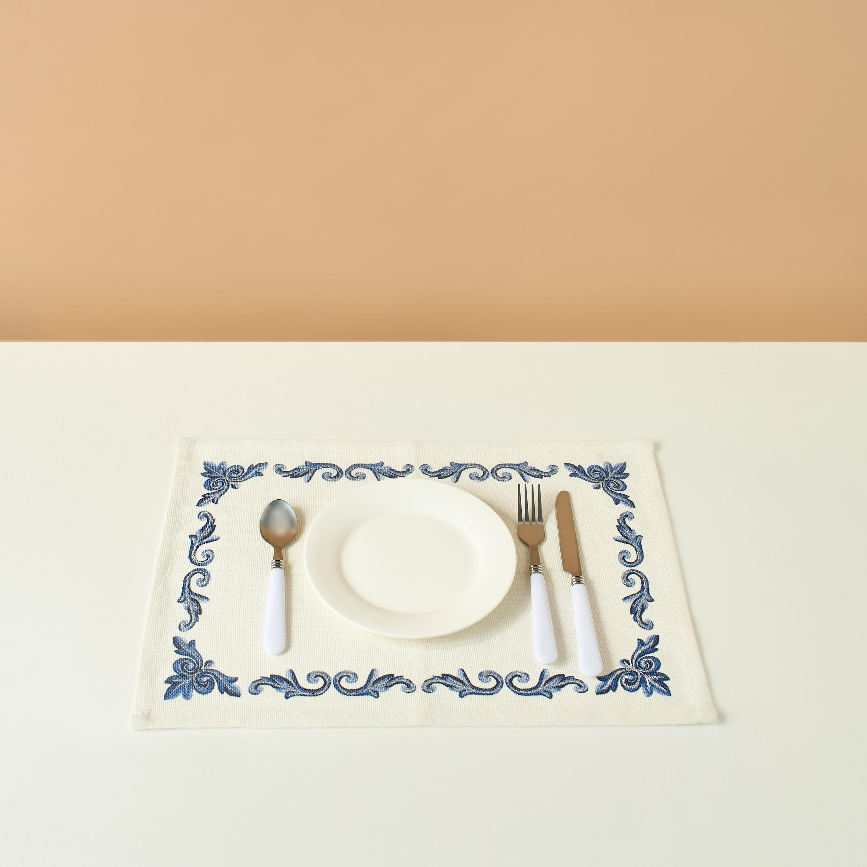 Gia 2-Piece Printed Placemat Set - 30x45 cms-household-dining-tablelinen-placemats-image-1