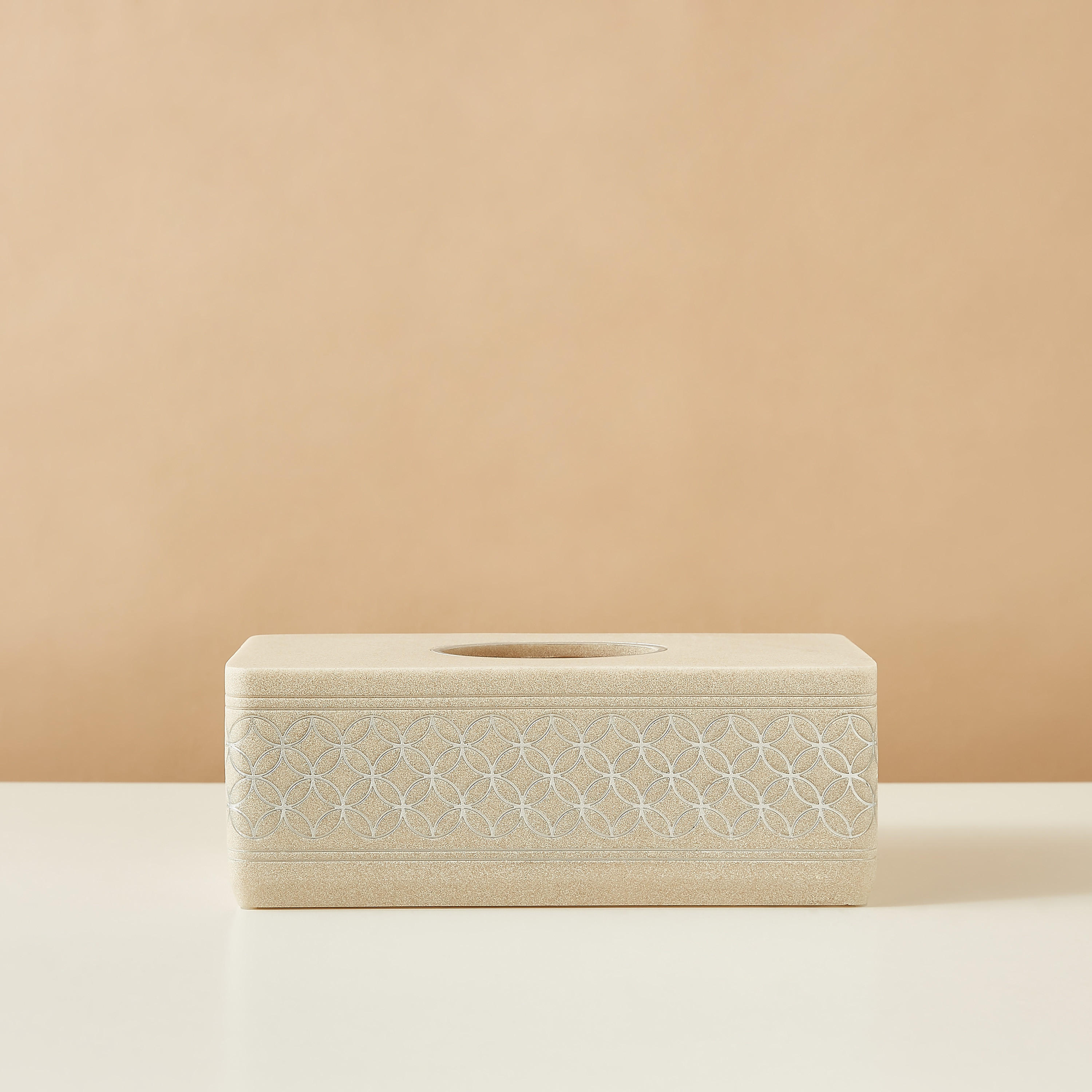 Textured Tissue Box-household-bathandlaundry-bathaccessories-tissueboxesandcottonjars-image-2