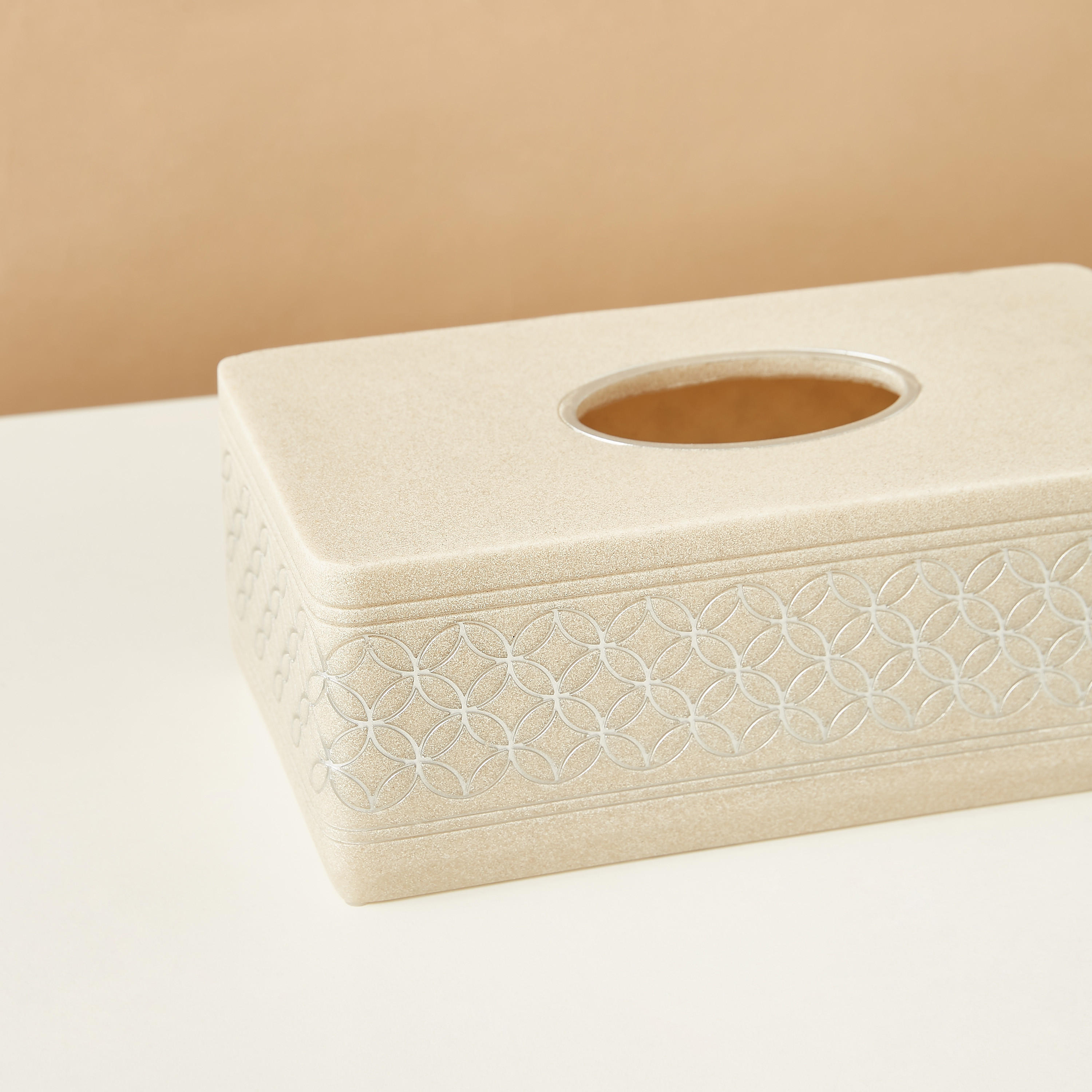 Textured Tissue Box-household-bathandlaundry-bathaccessories-tissueboxesandcottonjars-image-4