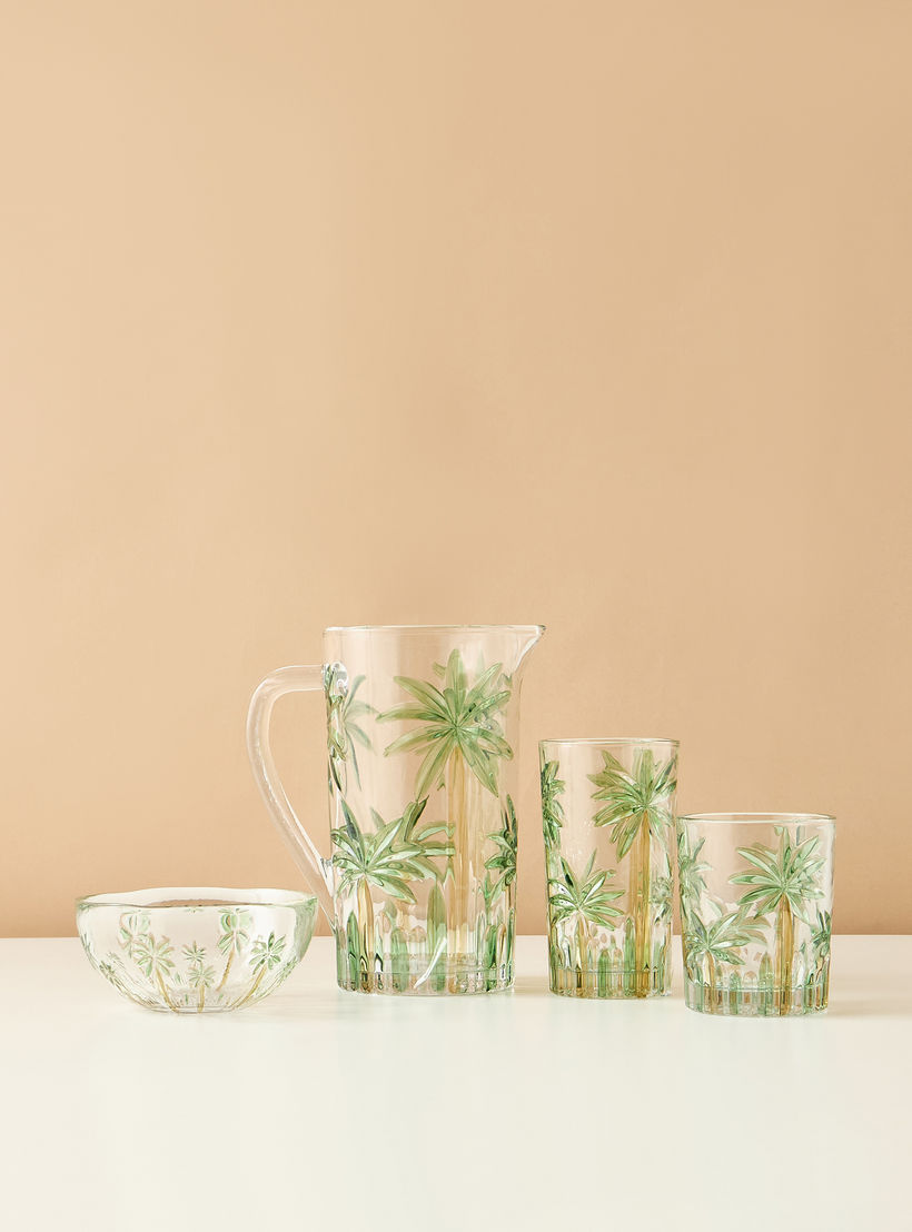 كوب بنقش النخيل-household-dining-glassware-drinkingglasses-image-6