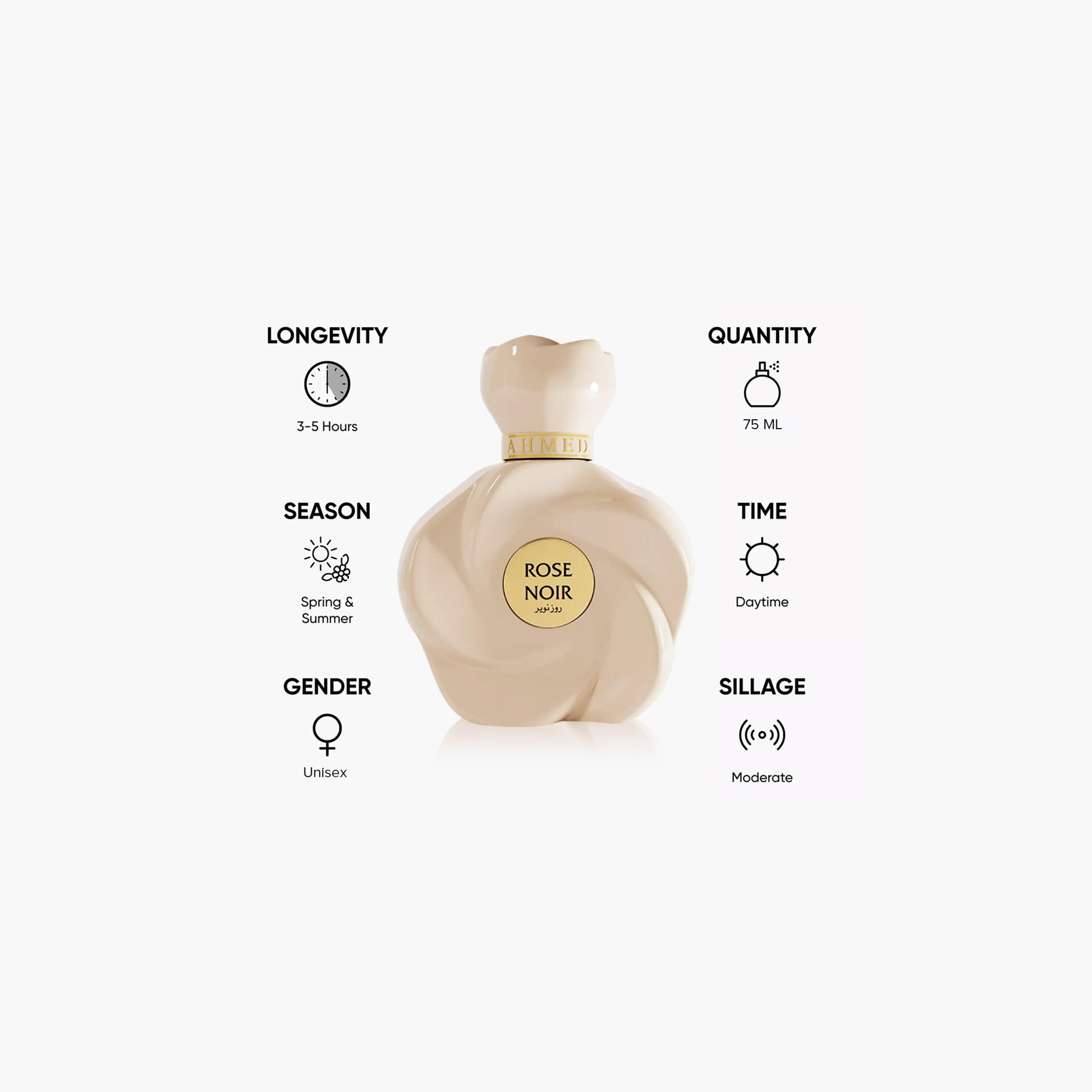 Ahmed Al Maghribi Rose Noir Eau De Parfum - 75 ml-beautyandpersonalcare-fragrance-unisex-image-4