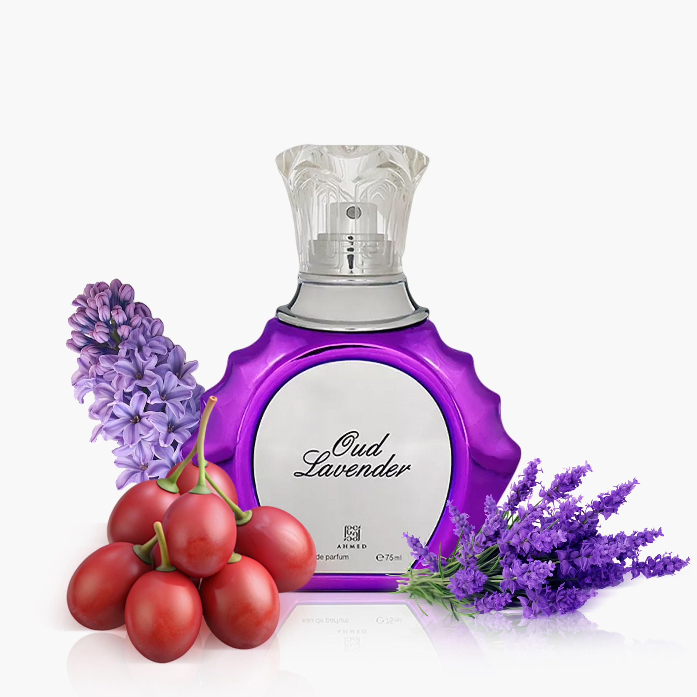عطر أو دو بارفان عود لافندر من أحمد المغربي - 75 مل-beautyandpersonalcare-fragrance-unisex-image-3