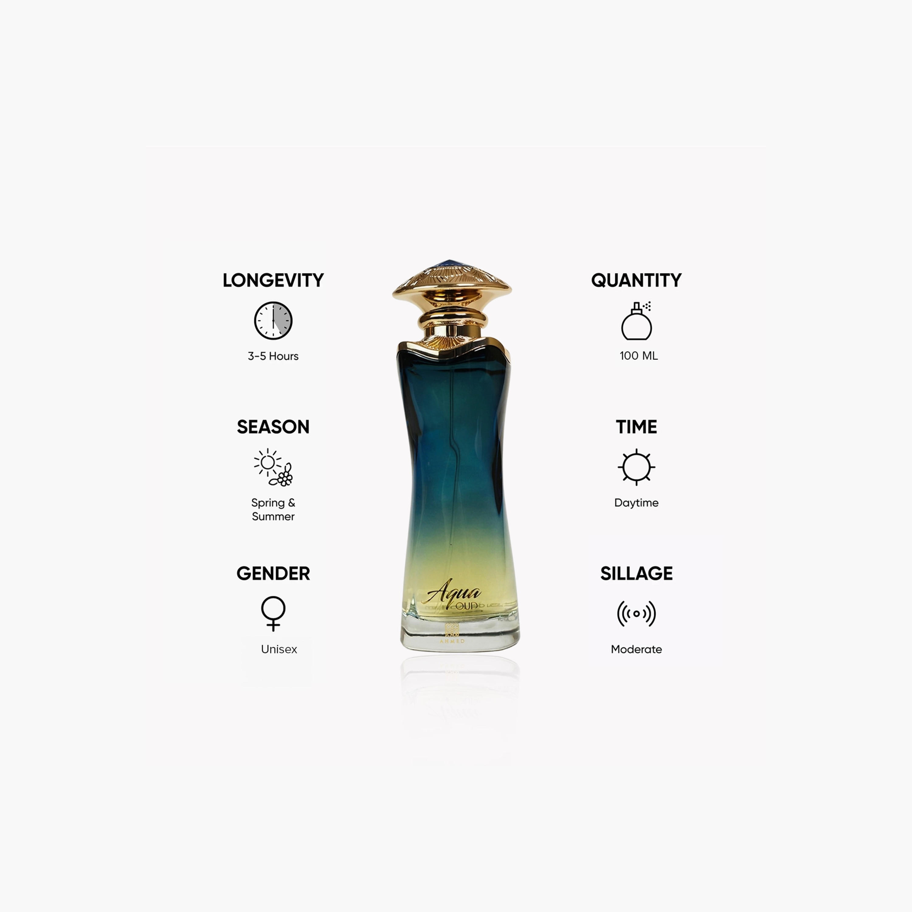 Ahmed Al Maghribi Aqua Oud Eau de Parfum - 100 ml-beautyandpersonalcare-fragrance-unisex-image-4