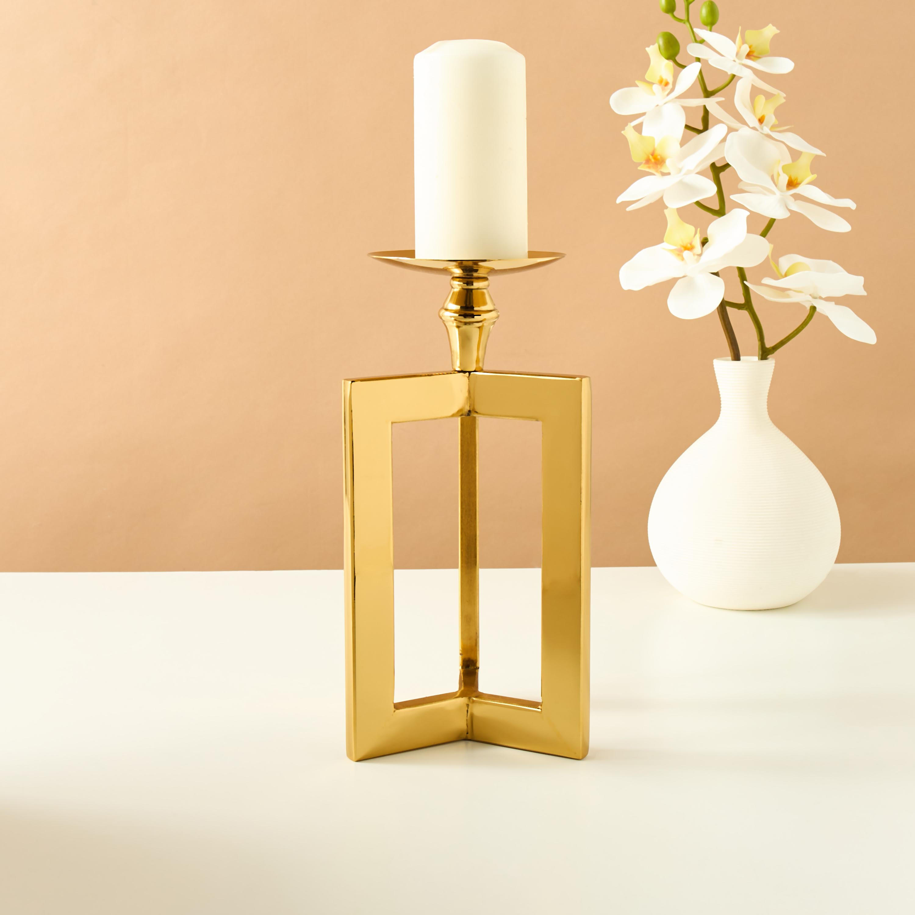 حامل شموع عمودية معدن من جياكومو - 26 سم-household-decor-candleholdersandlanterns-image-1