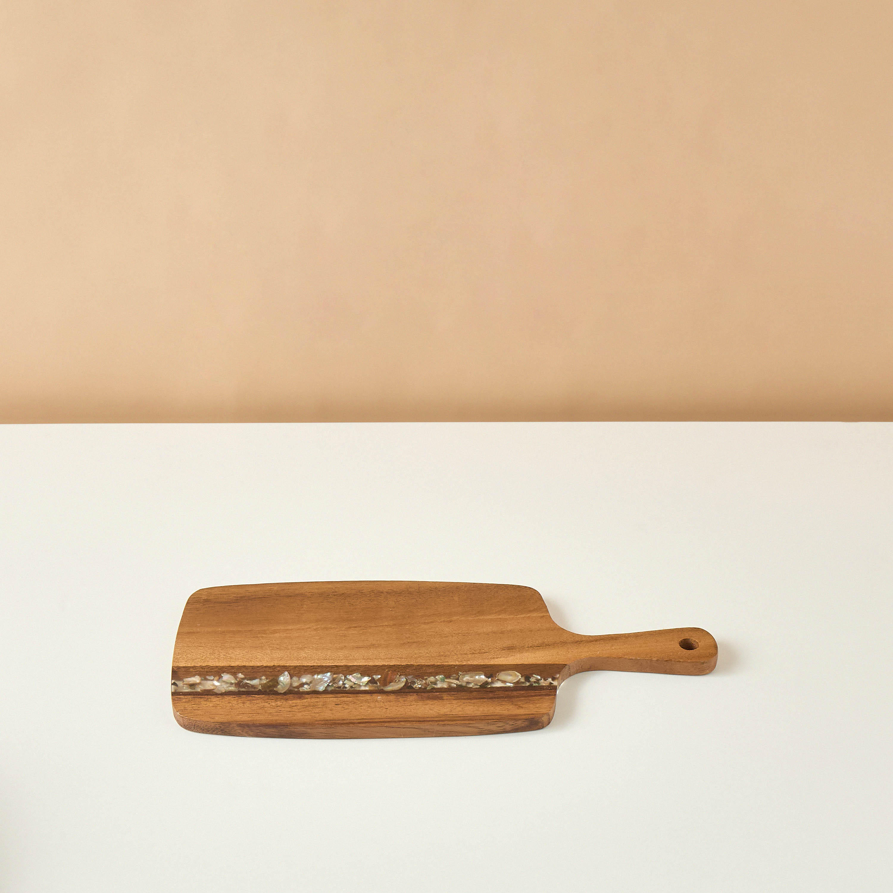 Resin Embellished Acacia Wood Serving Board - 41x18 cms-household-dining-serveware-servingtrays-image-2