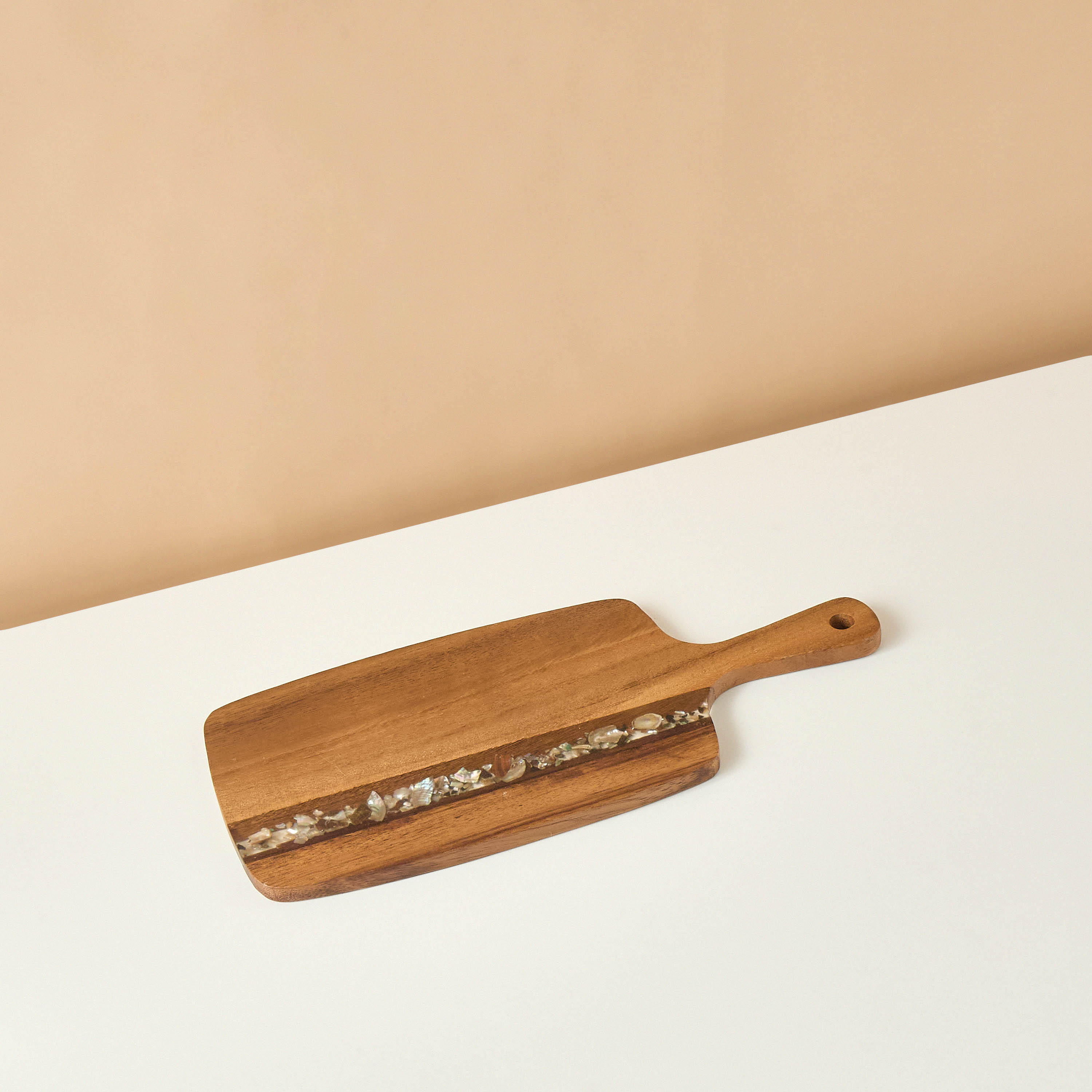 Resin Embellished Acacia Wood Serving Board - 41x18 cms-household-dining-serveware-servingtrays-image-3