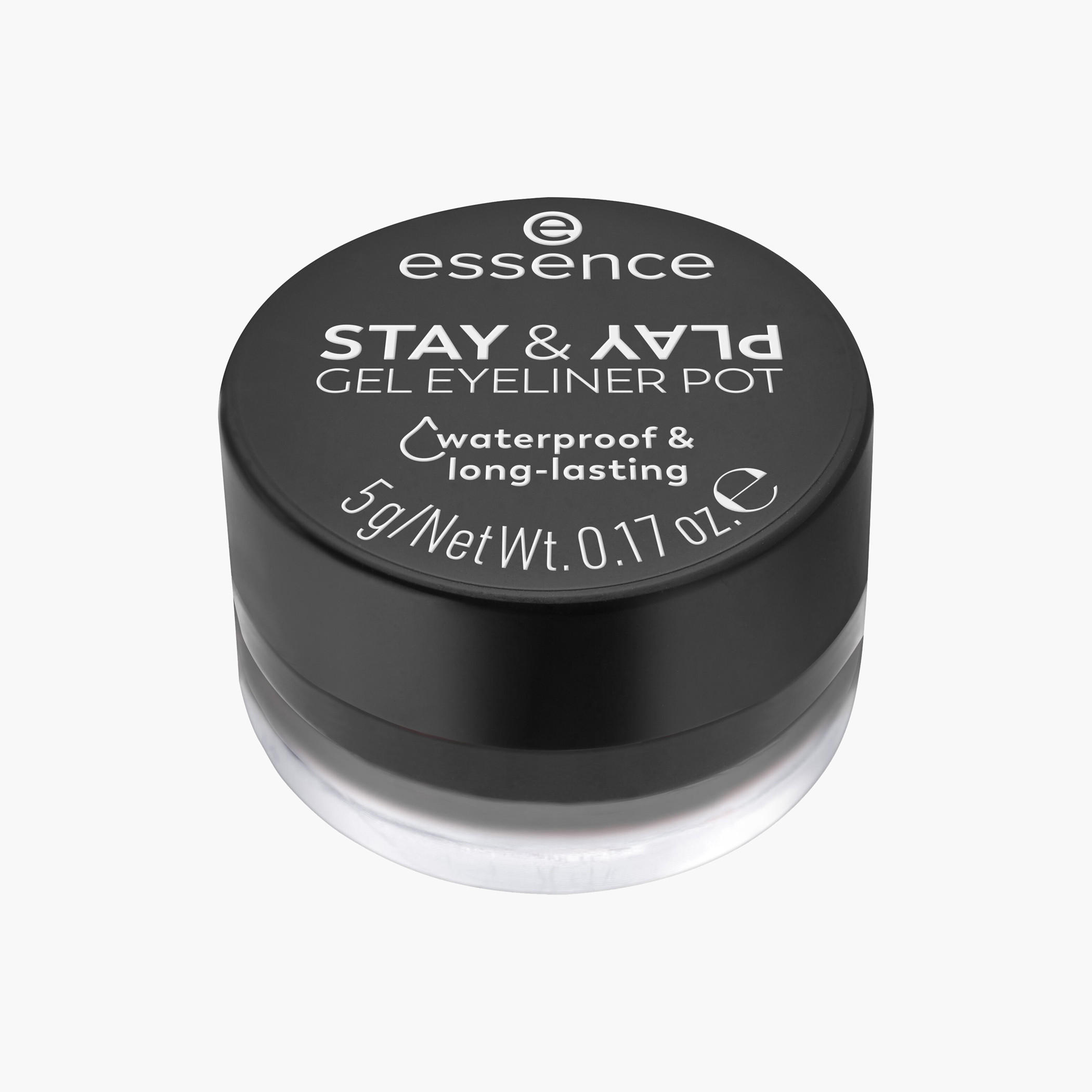 Essence Stay and Play Waterproof Gel Eyeliner Pot - 5 gms-beautyandpersonalcare-makeup-eyes-eyeliners-image-1