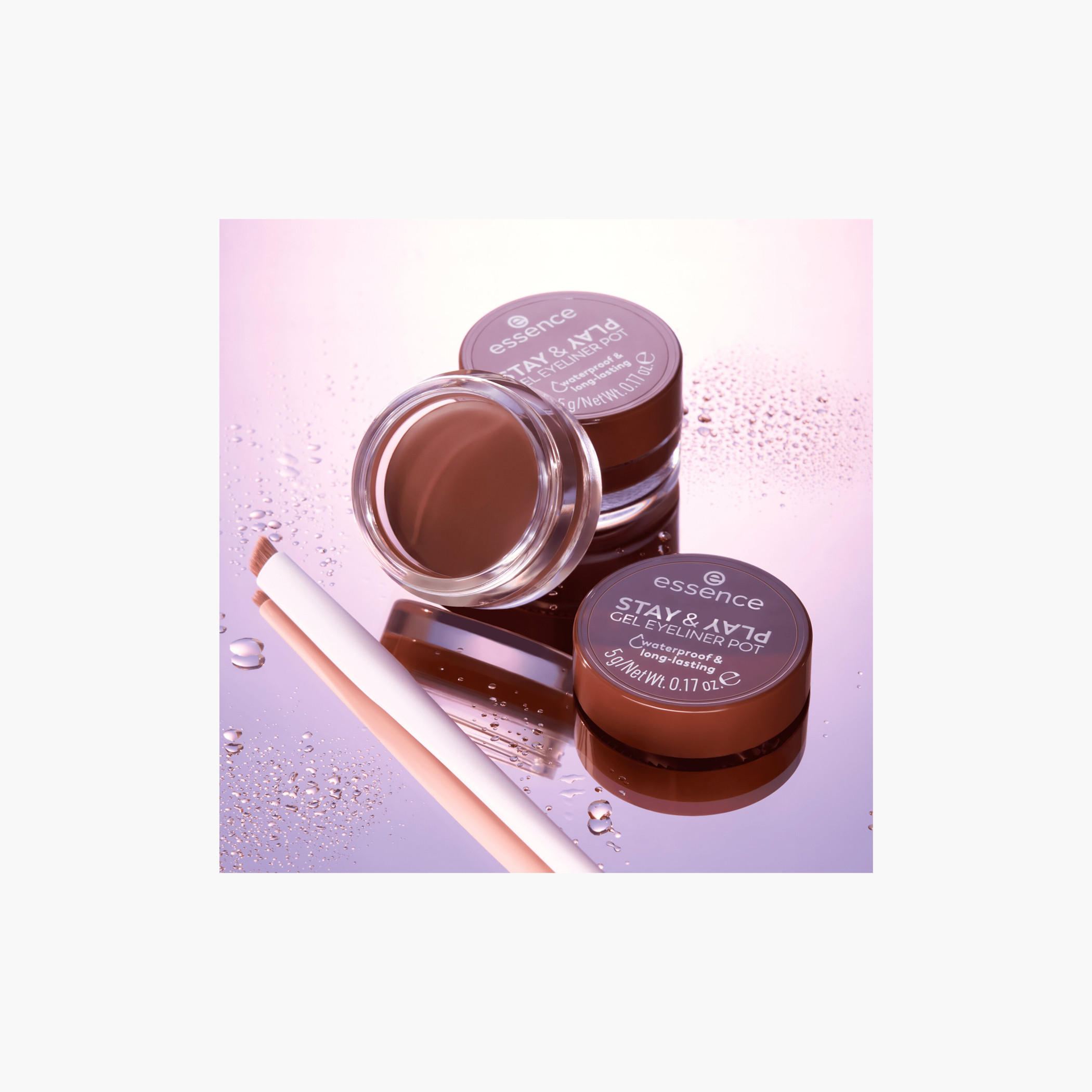 Essence Stay and Play Waterproof Gel Eyeliner Pot - 5 gms-beautyandpersonalcare-makeup-eyes-eyeliners-image-4
