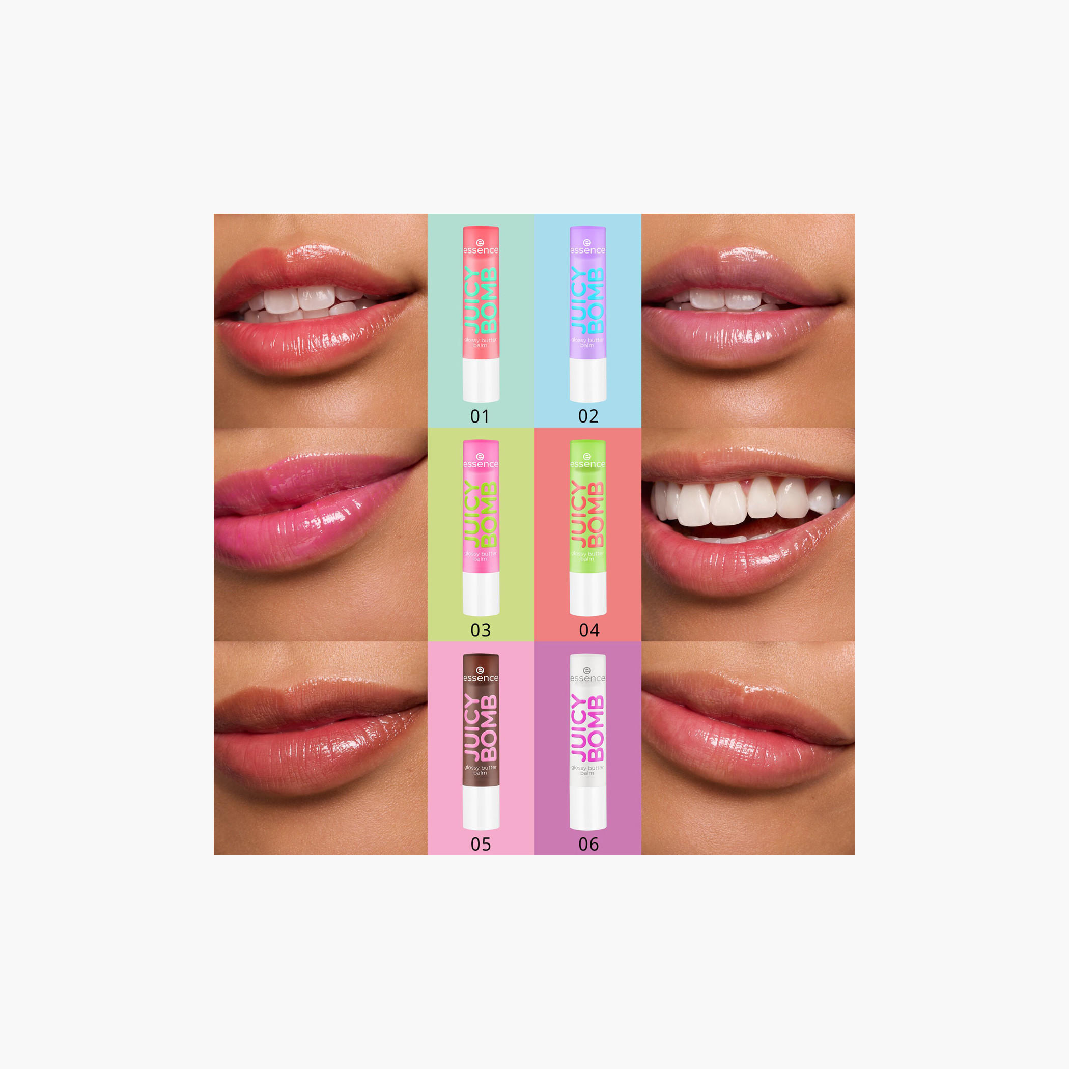 مرطب زبدة شفاه لامع جوسي بومب من إيسنس-beautyandpersonalcare-makeup-lips-lipglossesandbalms-image-2