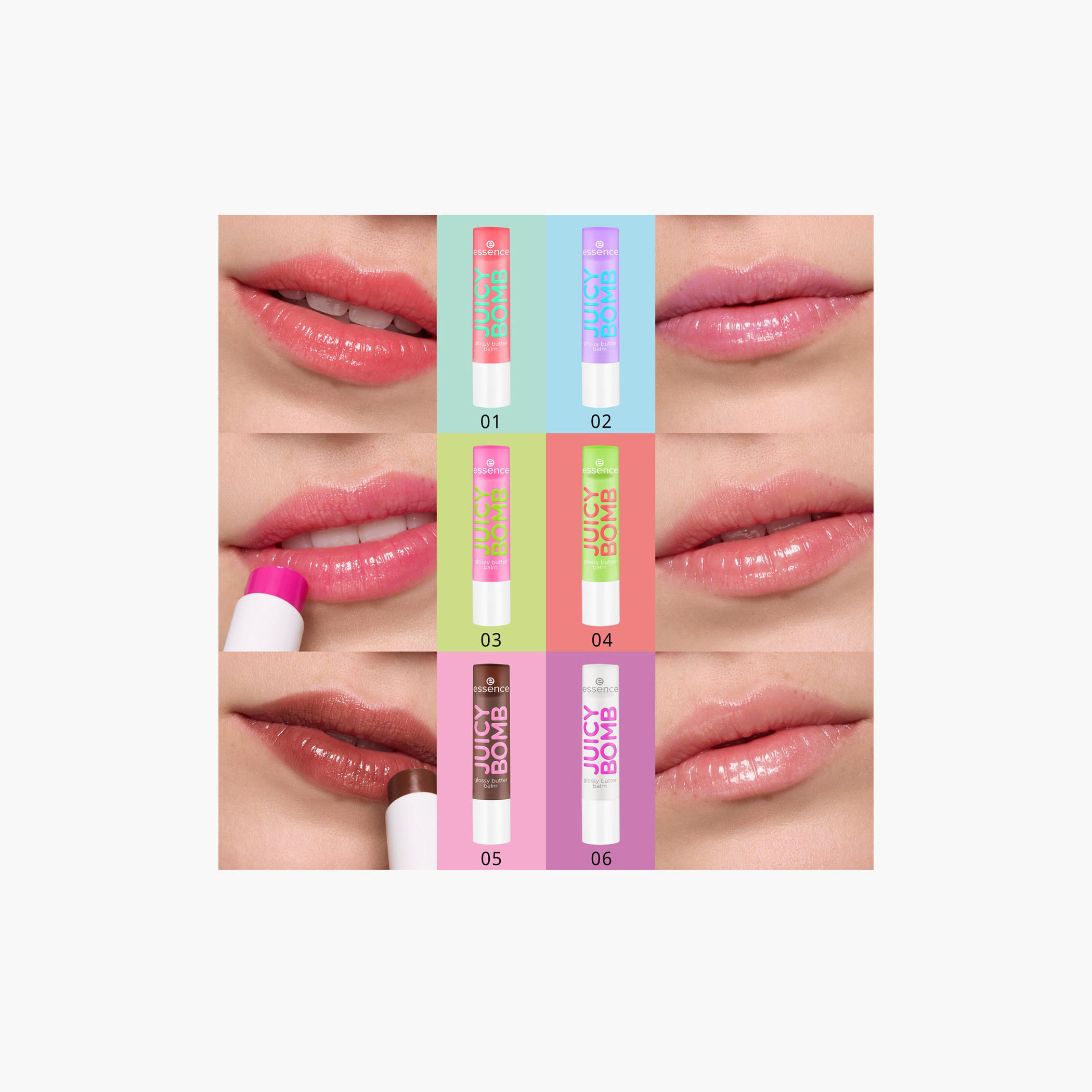 مرطب زبدة شفاه لامع جوسي بومب من إيسنس-beautyandpersonalcare-makeup-lips-lipglossesandbalms-image-4
