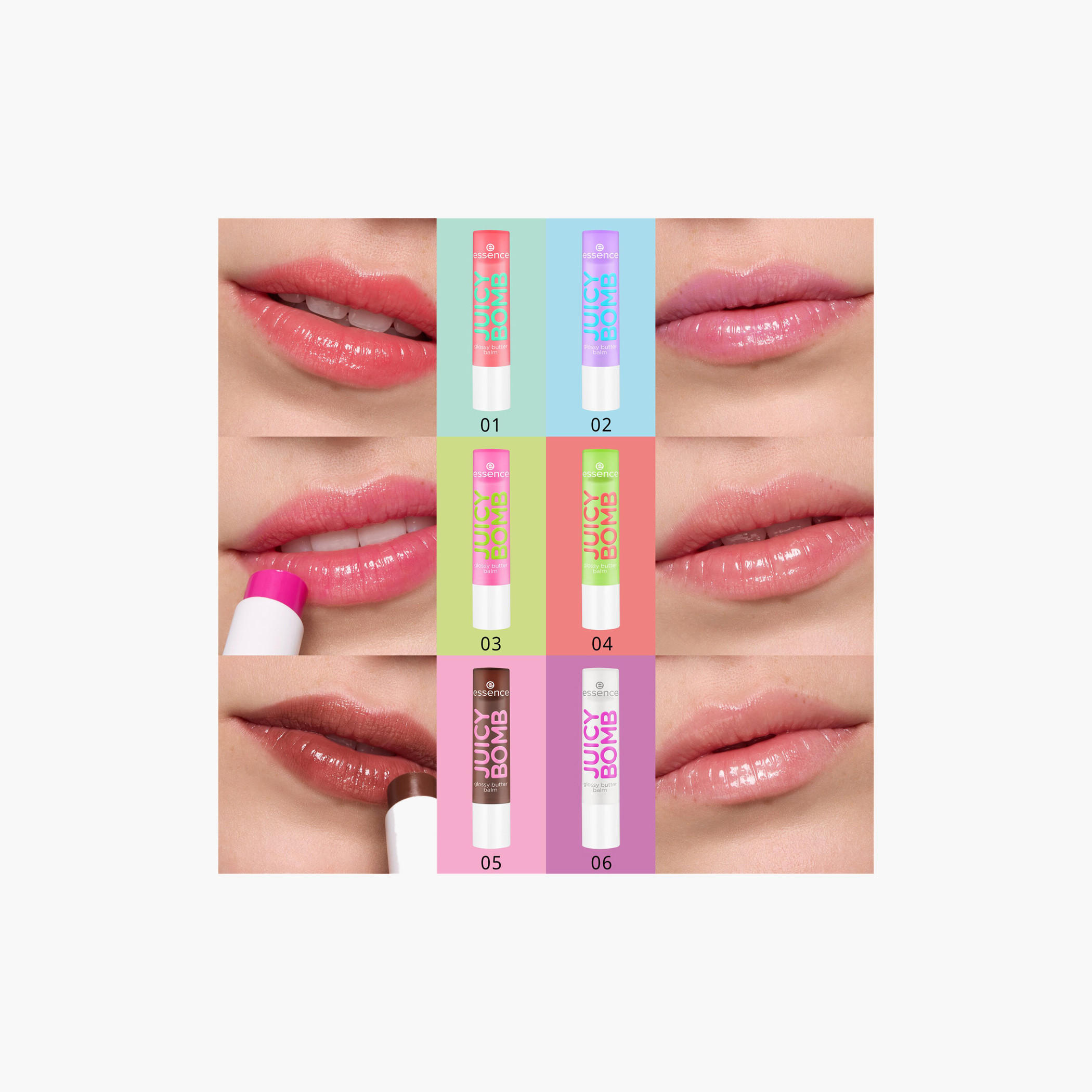 مرطب زبدة شفاه لامع جوسي بومب من إيسنس-beautyandpersonalcare-makeup-lips-lipglossesandbalms-image-3
