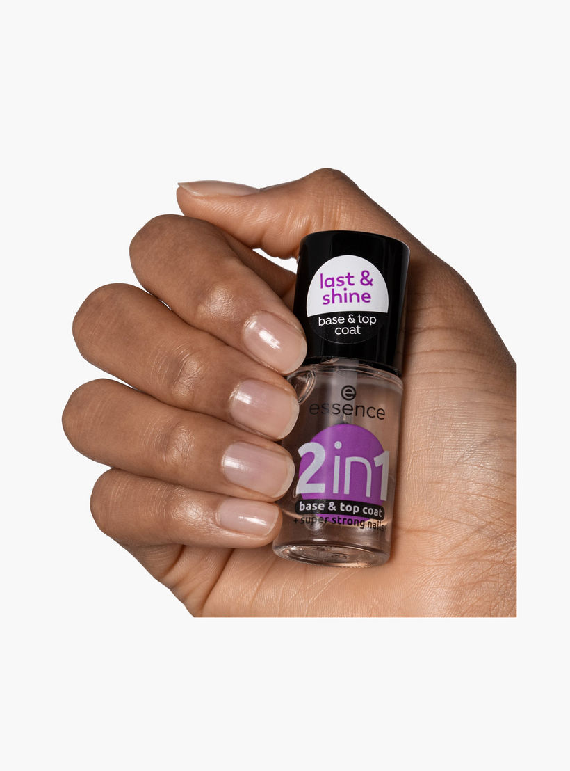 Essence 2 in 1 Base and Top Coat Nail Enamel - 8 ml-beautyandpersonalcare-makeup-nails-topcoats-image-2