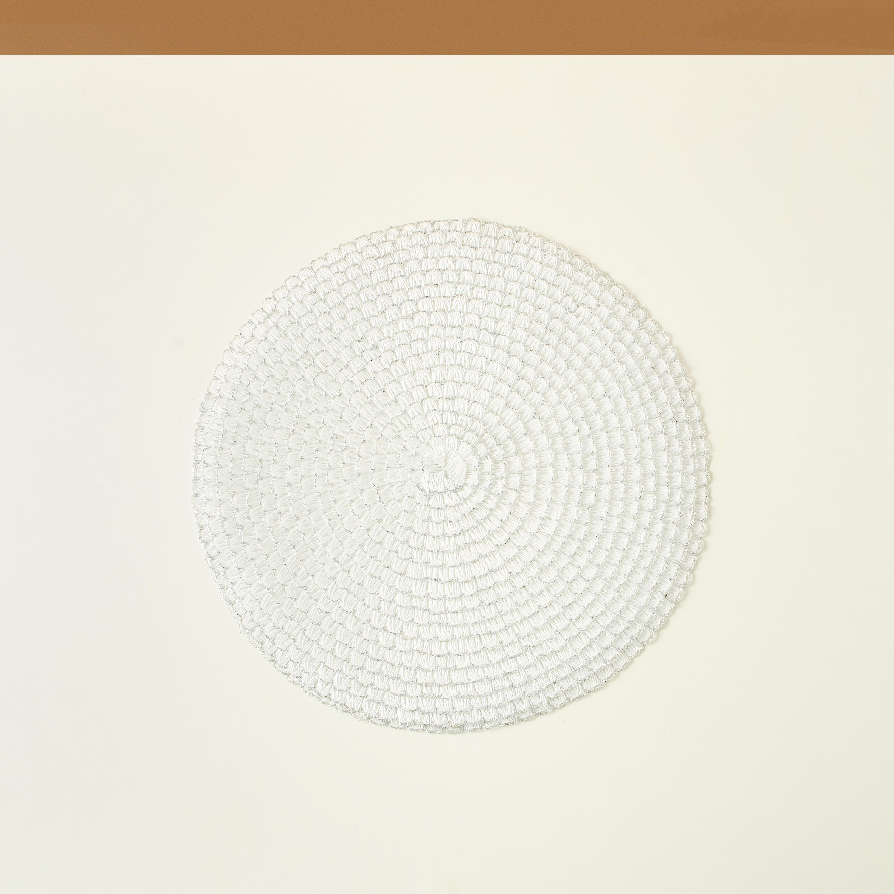 Textured 2-Piece Round Placemat Set - 38 cms-household-dining-tablelinen-placemats-image-3