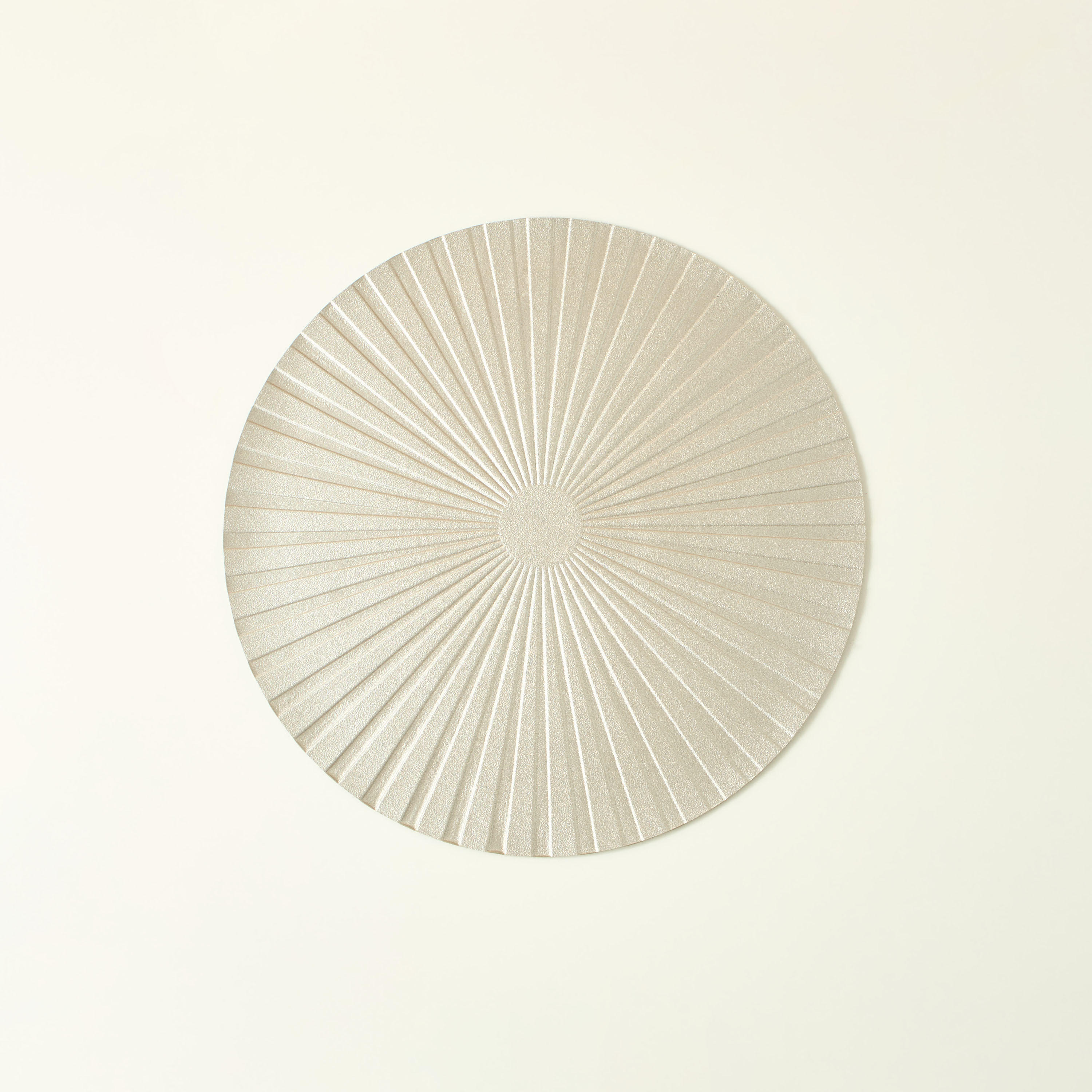 Sun Burst Embossed Faux Leather Placemat - 38 cms-household-dining-tablelinen-placemats-image-2