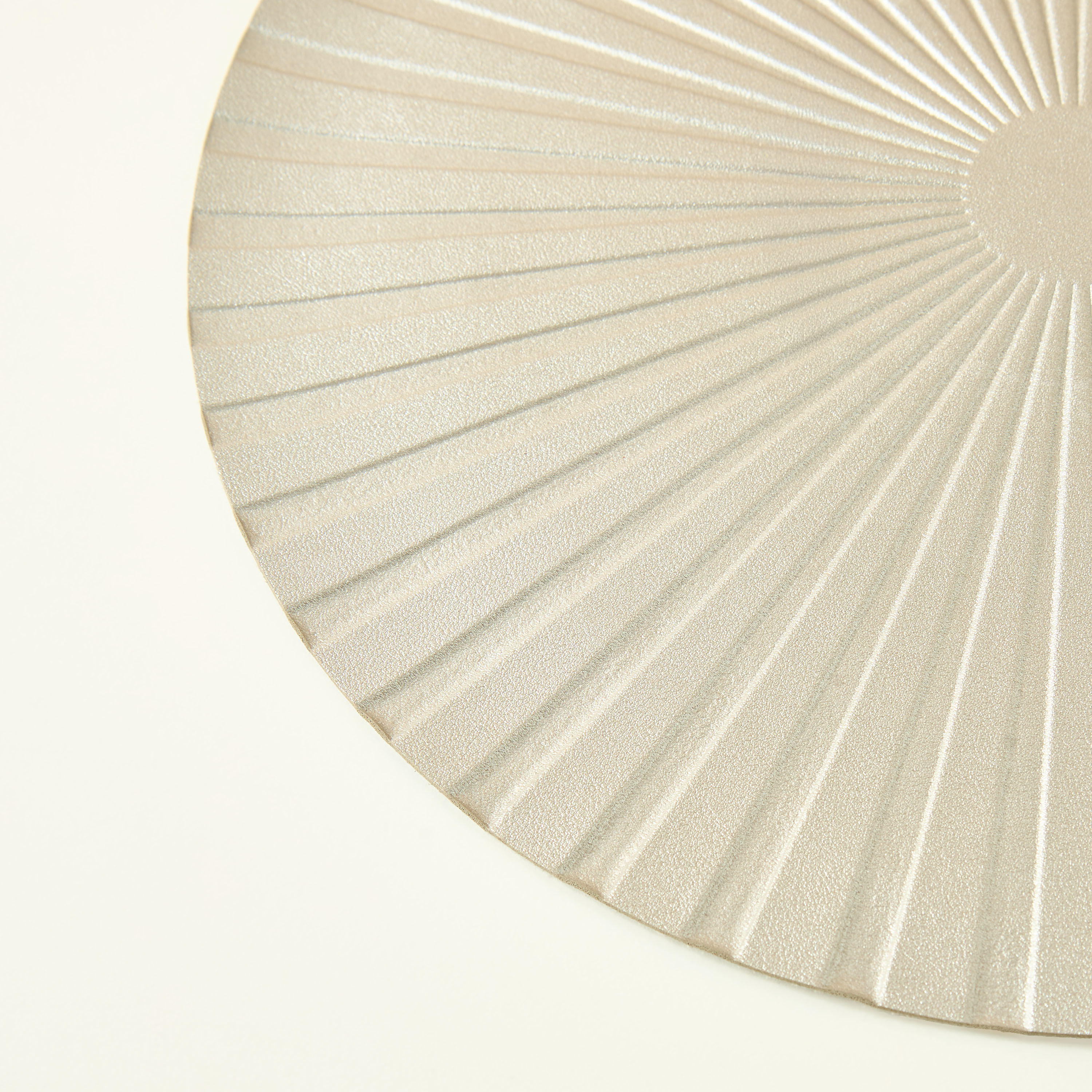 Sun Burst Embossed Faux Leather Placemat - 38 cms-household-dining-tablelinen-placemats-image-4