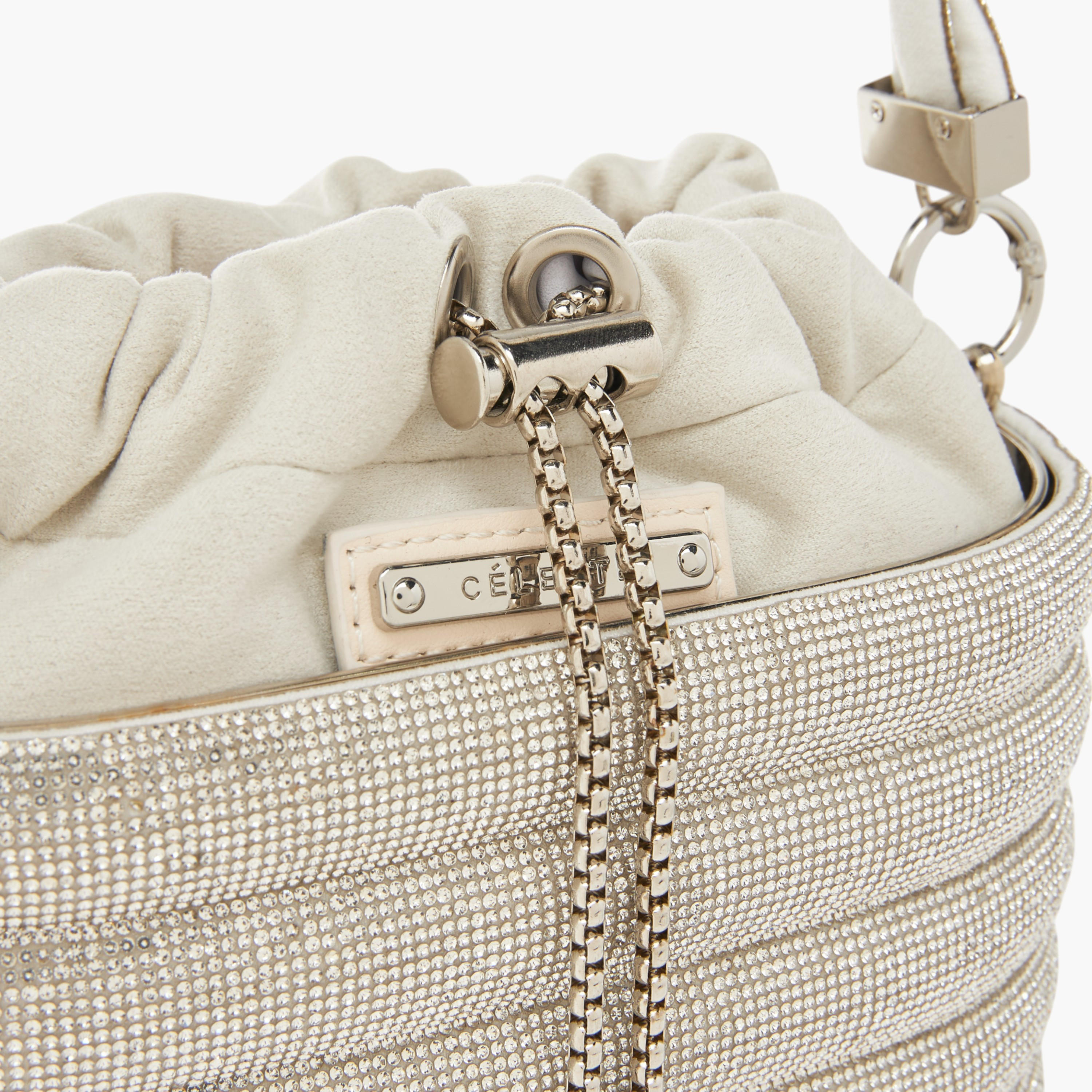 شنطة كتف مزينة بالأحجار مع رباط إغلاق ميتاليك من سيليست-women-bagsandwallets-handbags-image-4