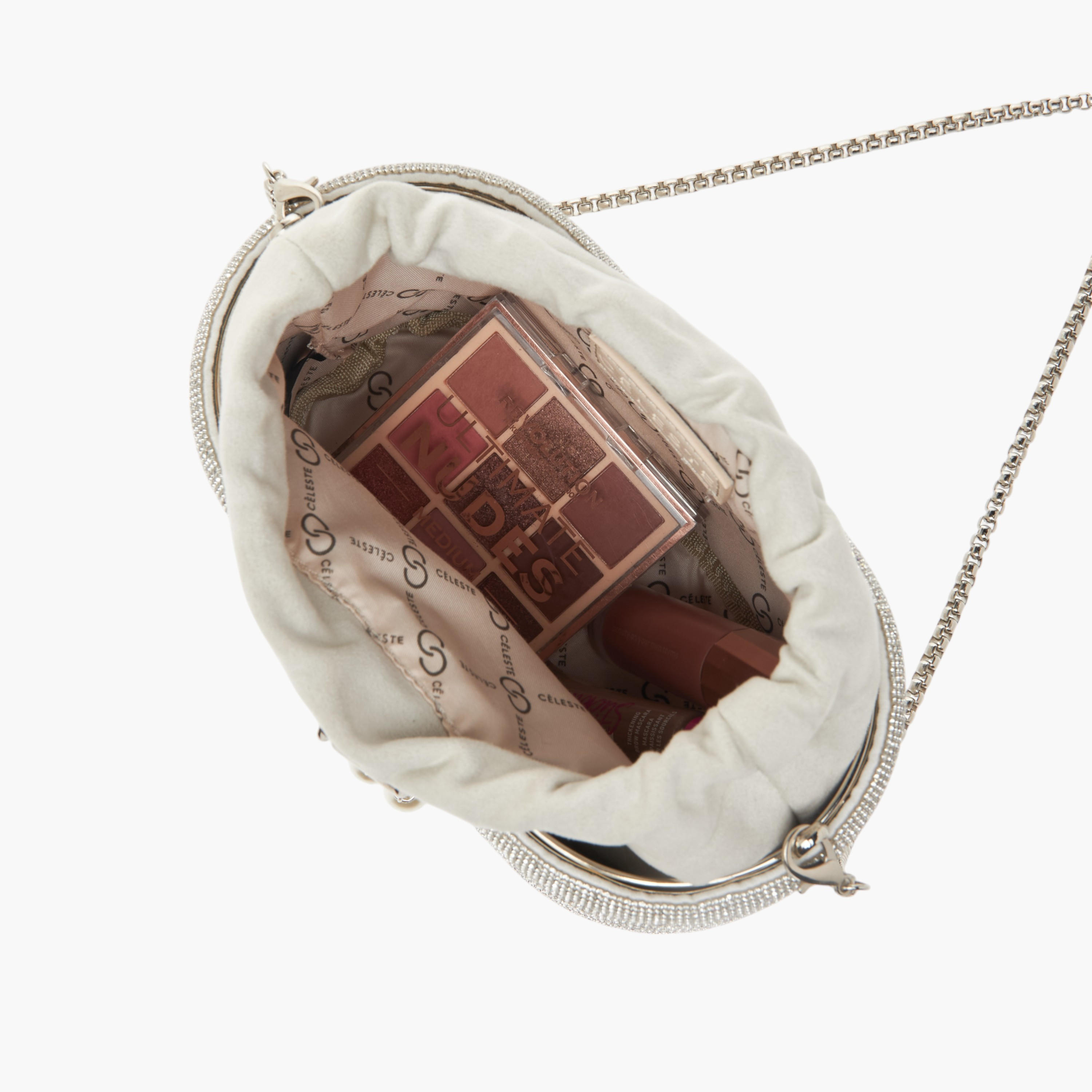 شنطة كتف مزينة بالأحجار مع رباط إغلاق ميتاليك من سيليست-women-bagsandwallets-handbags-image-7