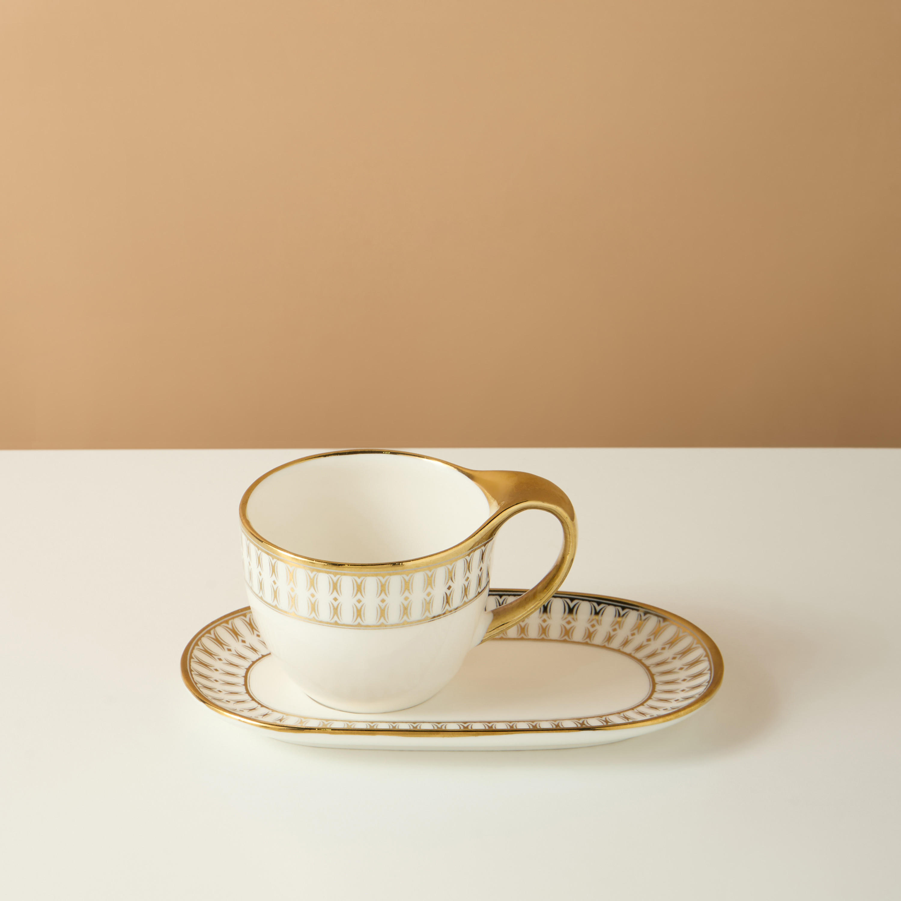 Gia Como 2-Piece Espresso Cup and Cookie Tray Set - 100 ml-household-dining-teaandcoffee-teaandcoffeesets-image-2