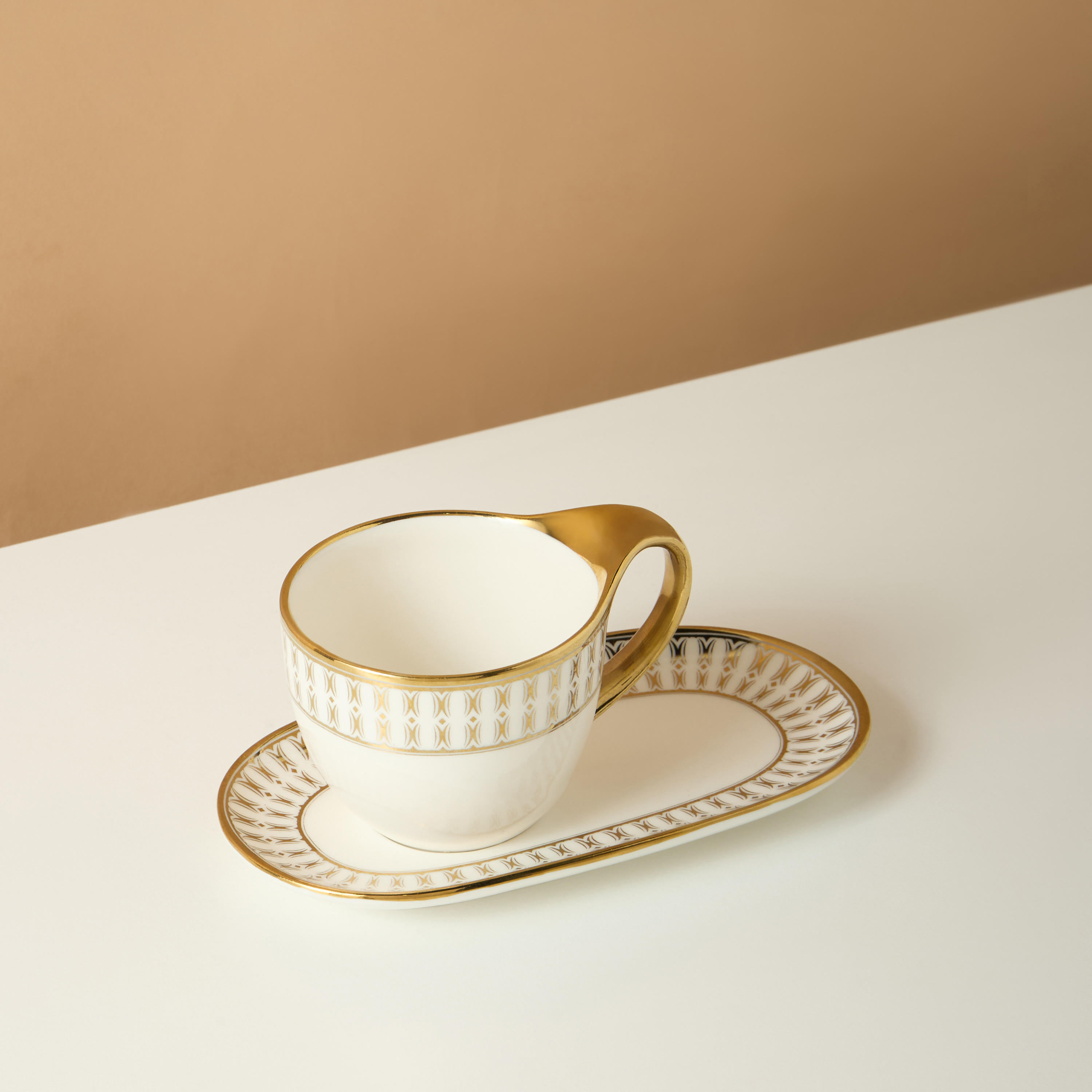 Gia Como 2-Piece Espresso Cup and Cookie Tray Set - 100 ml-household-dining-teaandcoffee-teaandcoffeesets-image-3