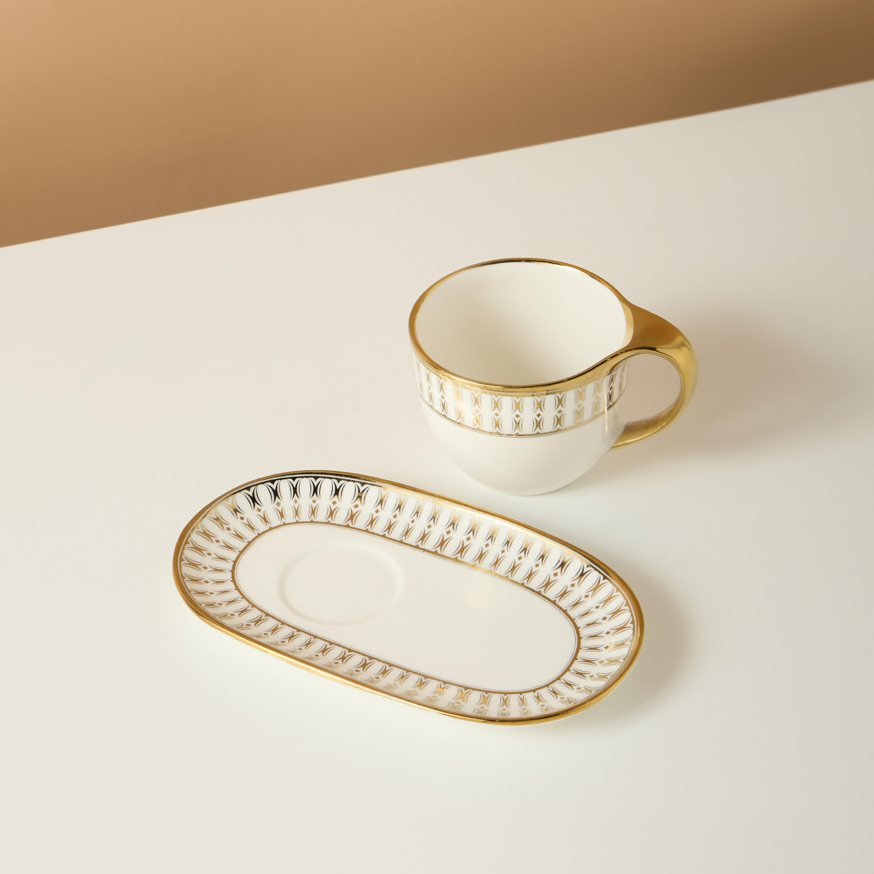Gia Como 2-Piece Espresso Cup and Cookie Tray Set - 100 ml-household-dining-teaandcoffee-teaandcoffeesets-image-4