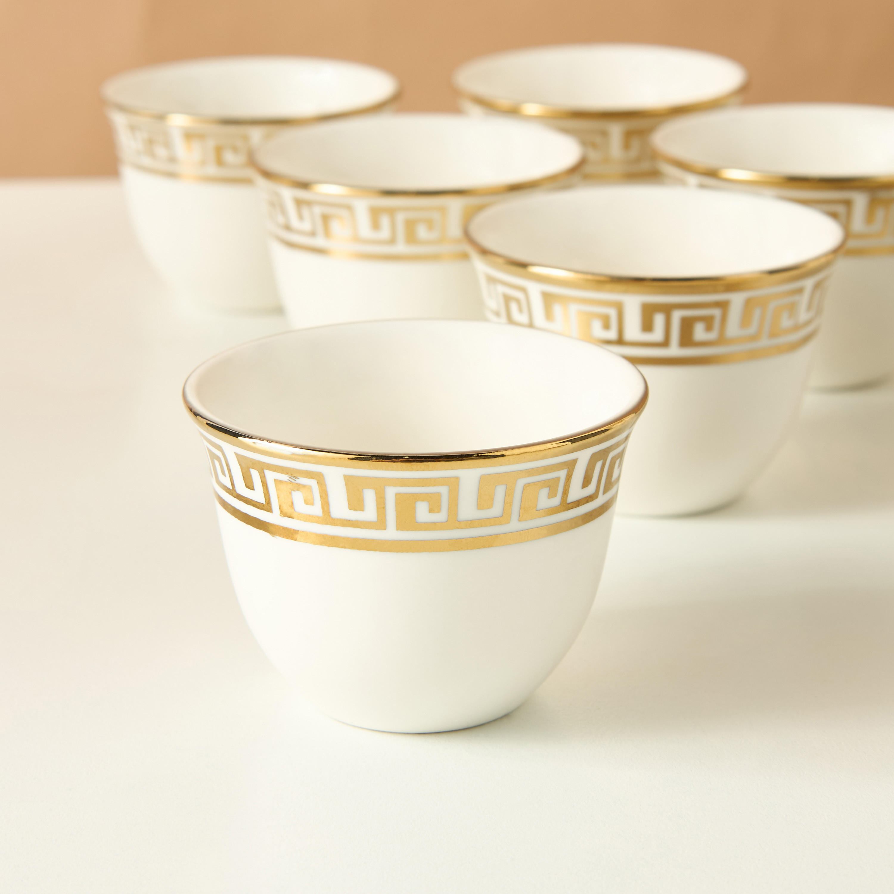 Gia Como 6-Piece Porcelain Kahwa Cup Set - 60 ml-household-dining-teaandcoffee-teaandcoffeesets-image-4