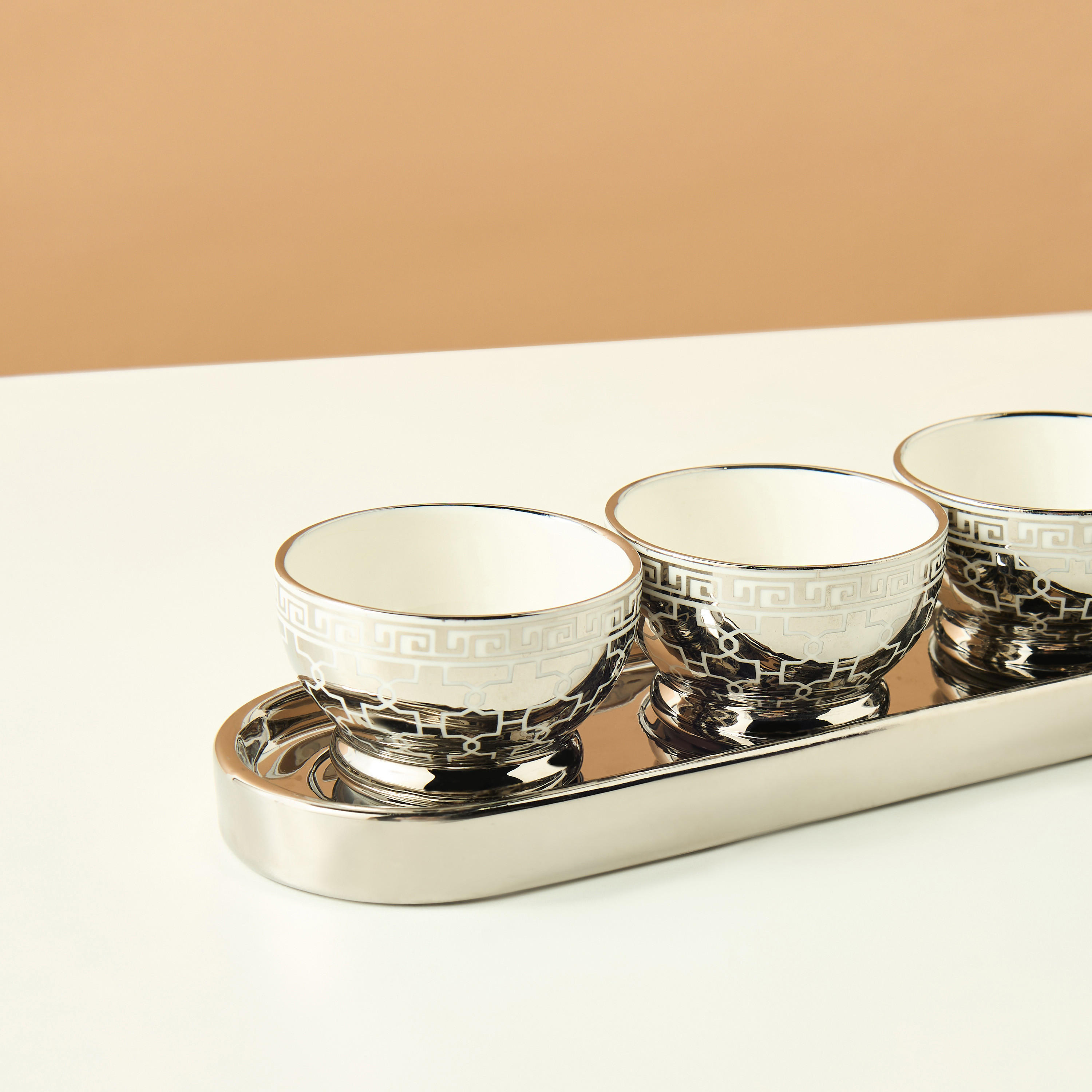 Gia Como 3-Piece Serving Bowl with Tray Set-household-dining-serveware-servingtrays-image-4