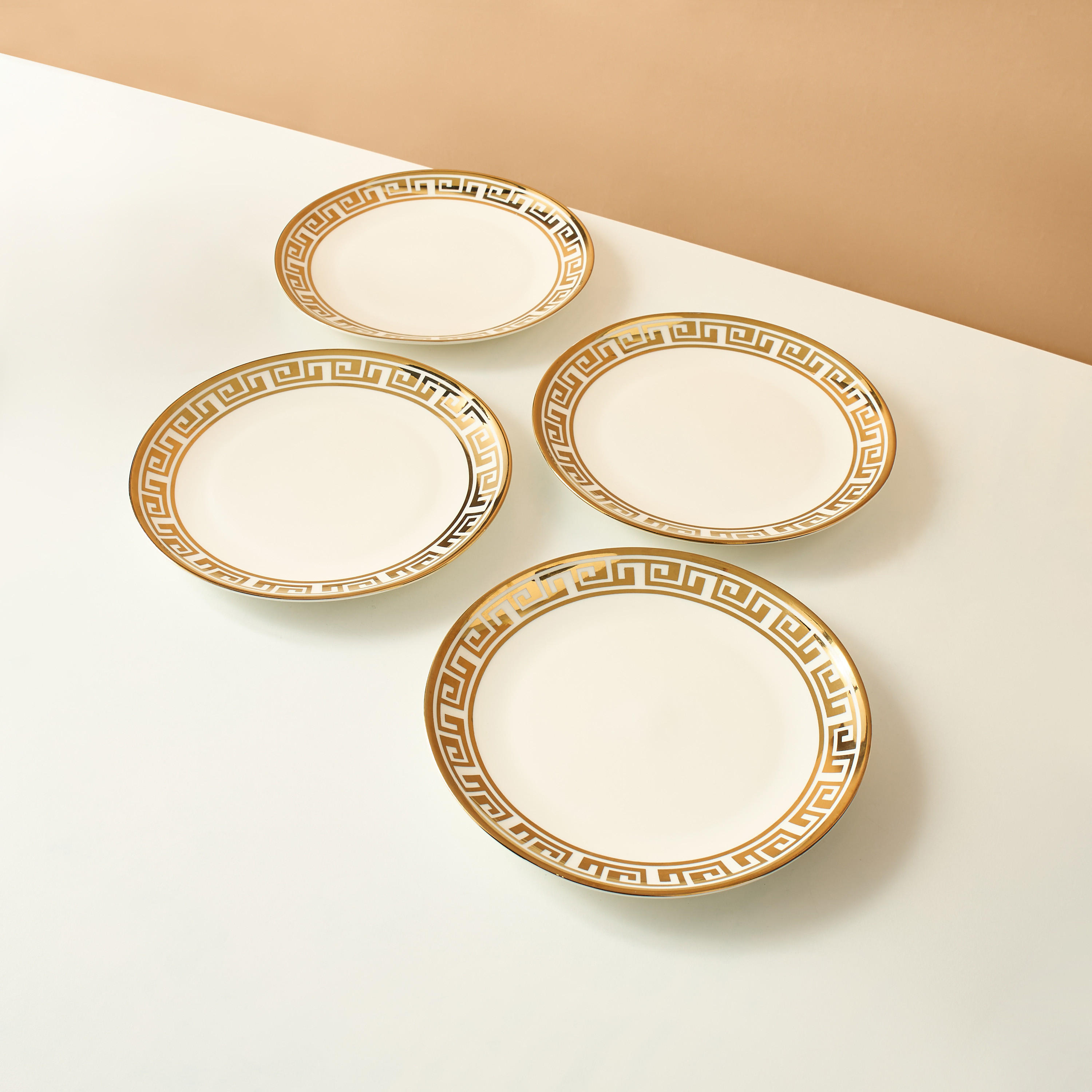 Gia Como Printed Porcelain Quarter Plate - Set of 4-household-dining-dinnerware-dinnersets-image-3